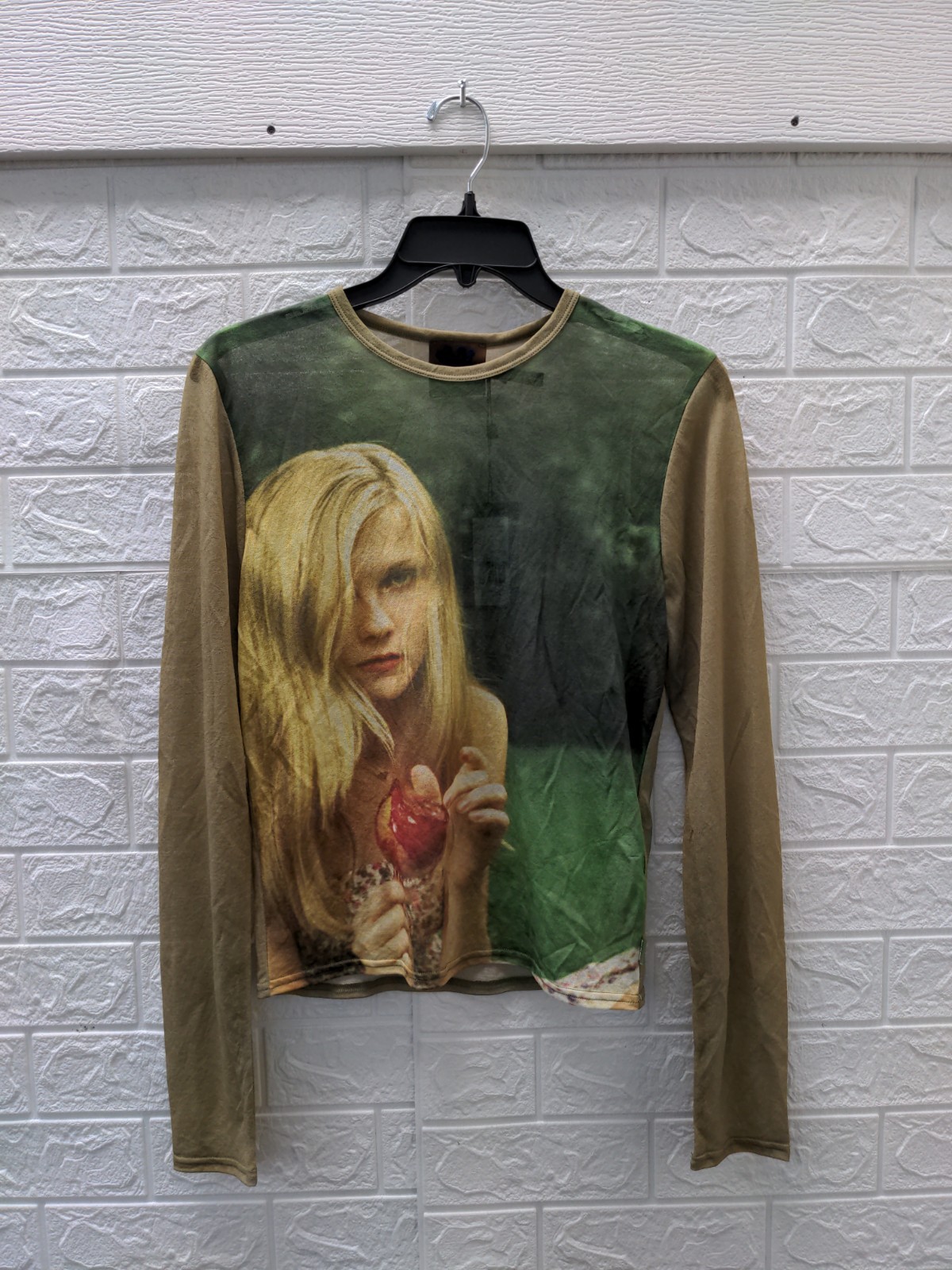 New Heaven By Marc Jacobs Virgin Suicides Lux Mesh Top Shirt Sz M