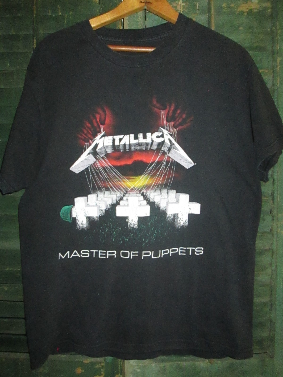 METALLICA Vtg late 1990s or y2k Master of Puppets T shirt Band Men Large
