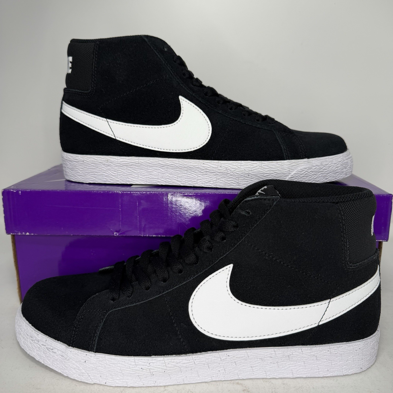Nike SB Zoom Blazer Mid Black White Men\'s Sizes 864349-002 BRAND NEW
