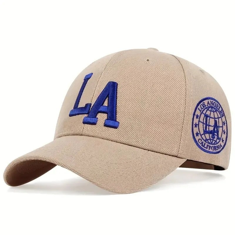 LA Baseball Cap Los Angeles California Embroidery Logo Stylish Adjustable Hats