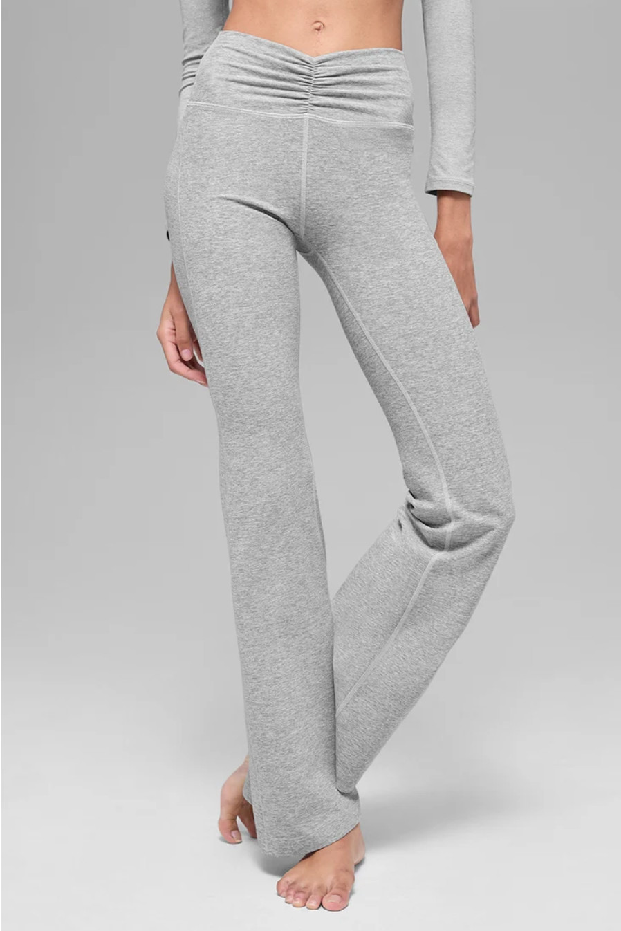 Alo Yoga Pants Leggings Alosoft Intuition High Waist Bottoms NWT NEW S M L Grey