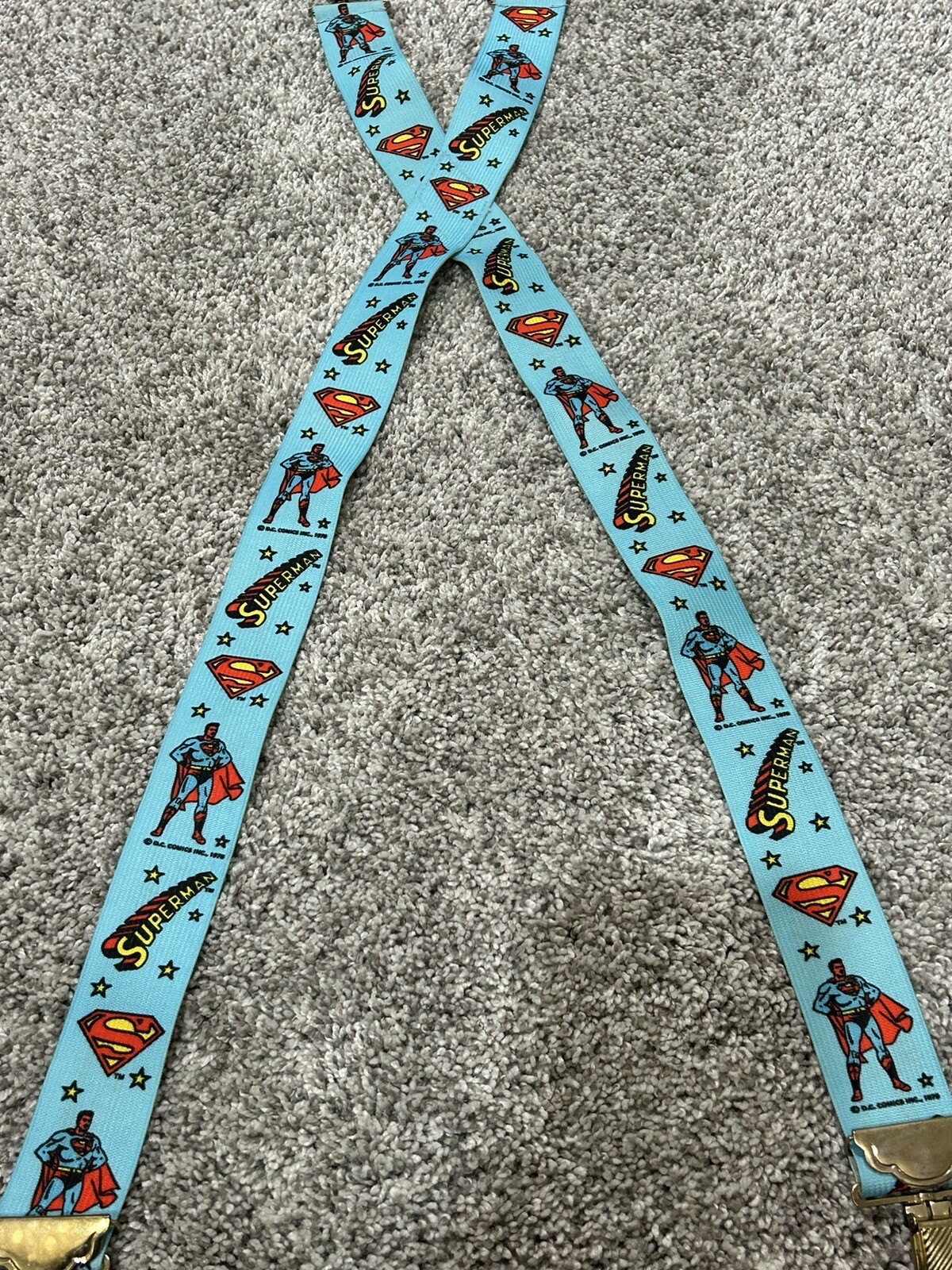 Vintage Youth 1978 Superman Suspenders (PreOwned) Worn 0nce