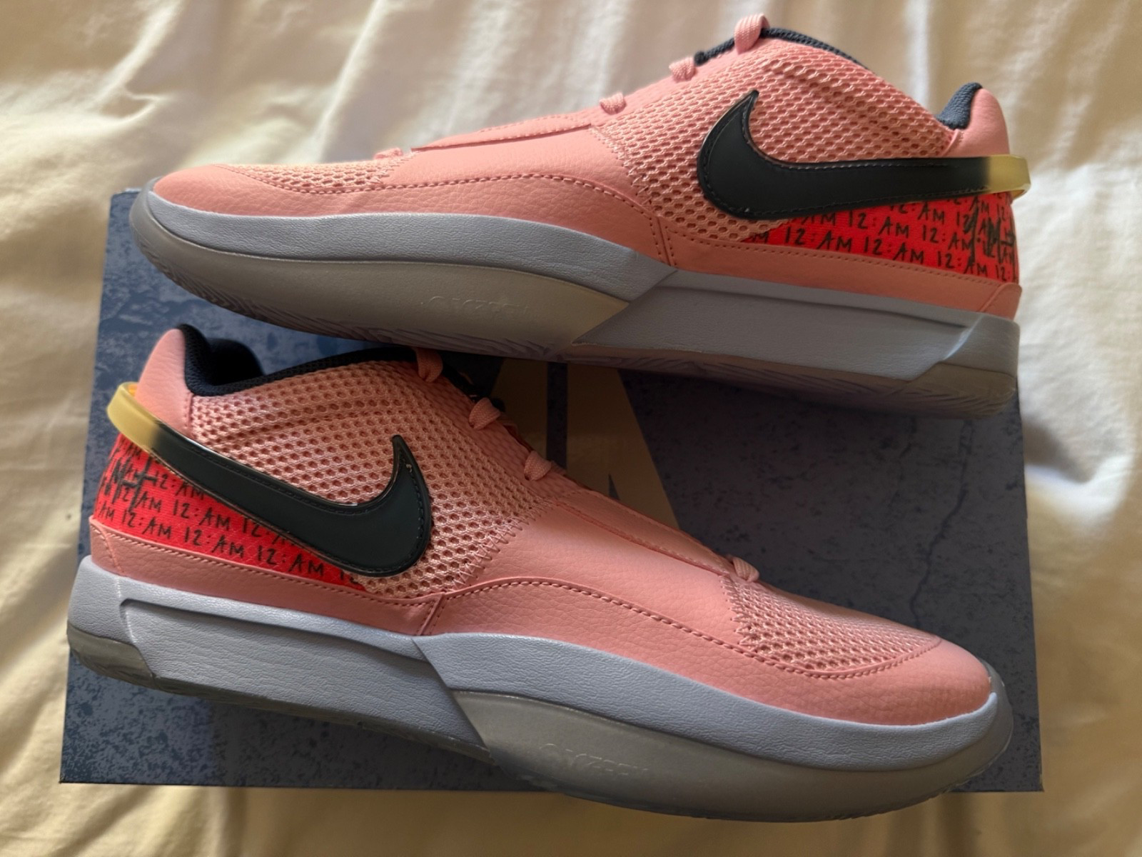 Nike Ja 1 PE Med Soft Pink/Diffused Blue, US Size 11