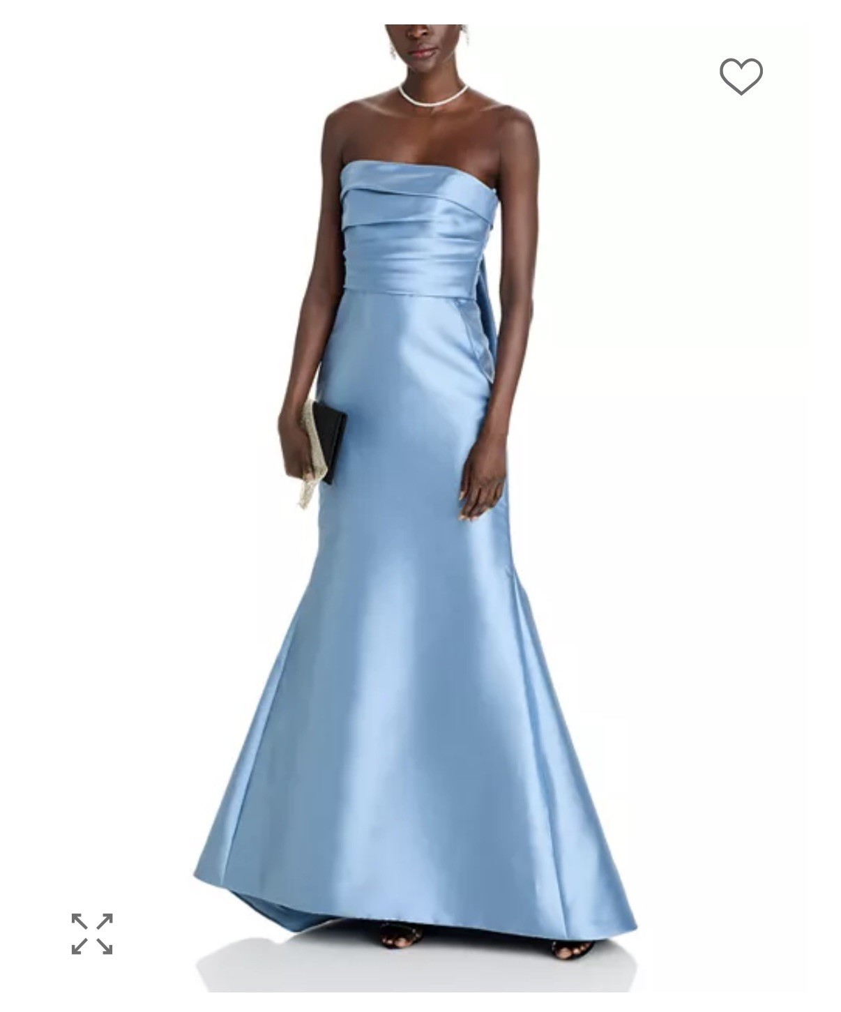 Amsale Strapless Gown