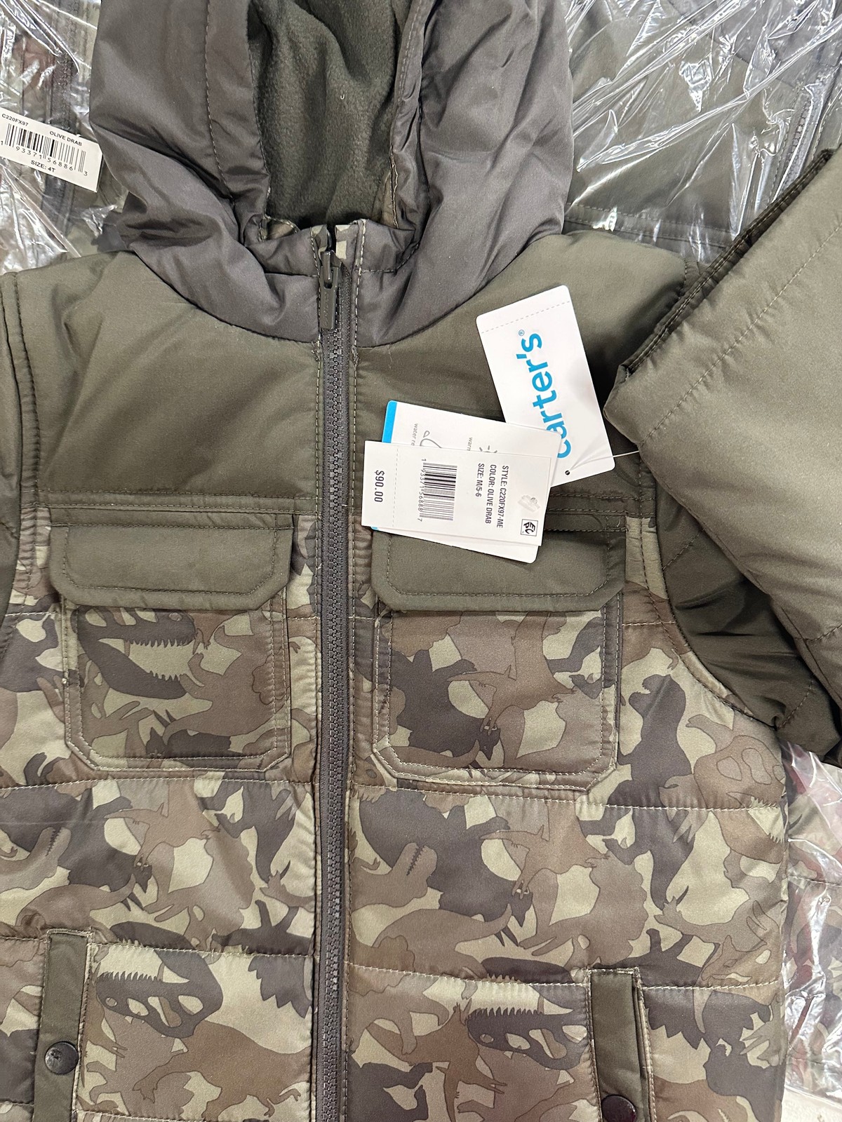Kids Clothing Jacket CARTER\'S Wholesale Lot,6 items,Store Stock,MSRP$540