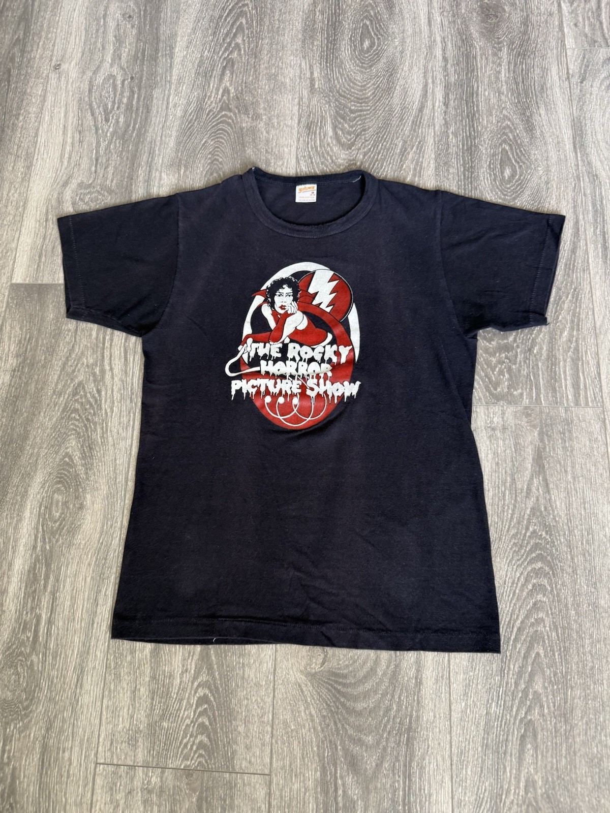 True Vintage Tim Curry The Rocky Horror Picture Show 1975 Original Tee Shirt M