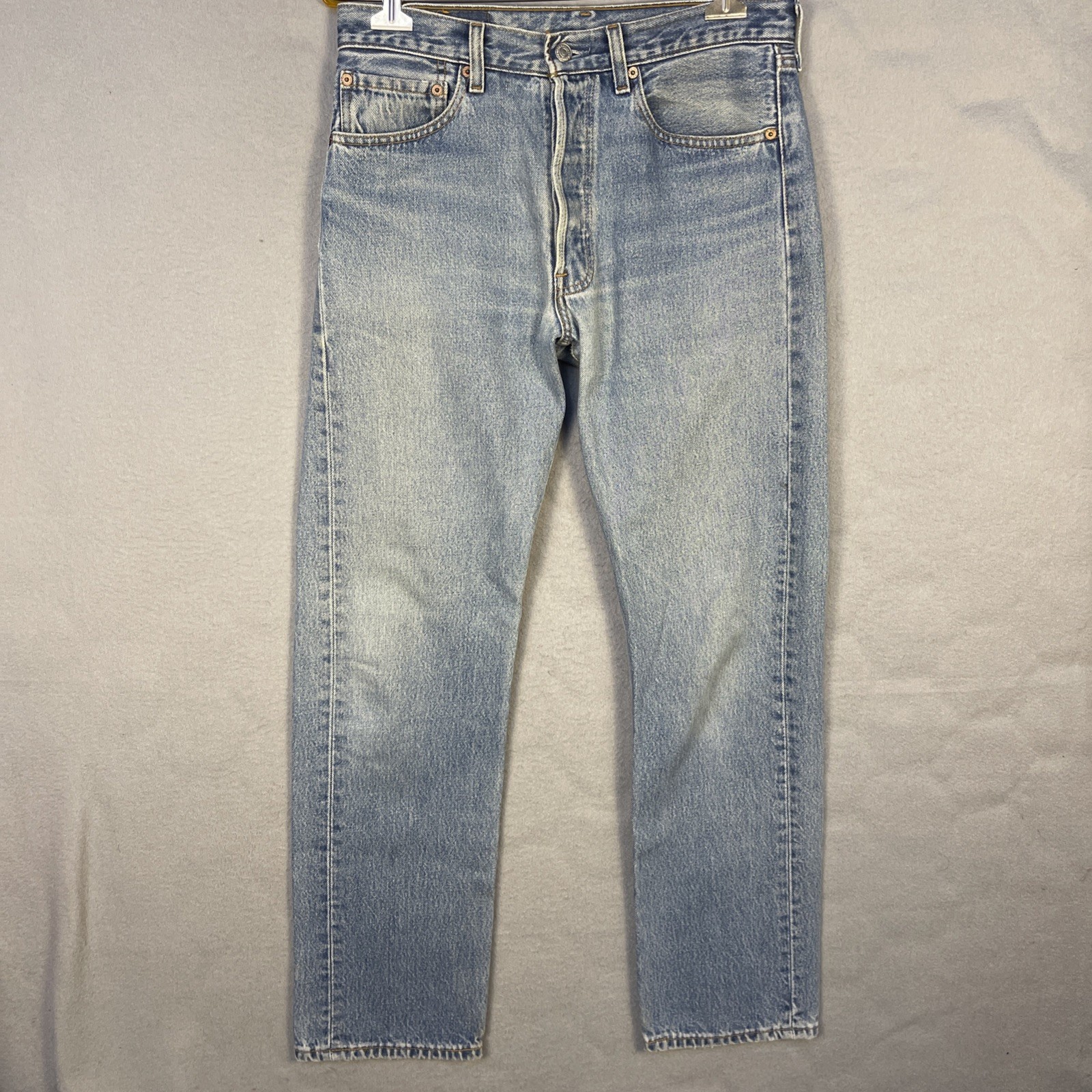 VTG Levis 501 Jeans Mens 31x32 (32x31) Blue Medium Stonewash Made in USA 1997