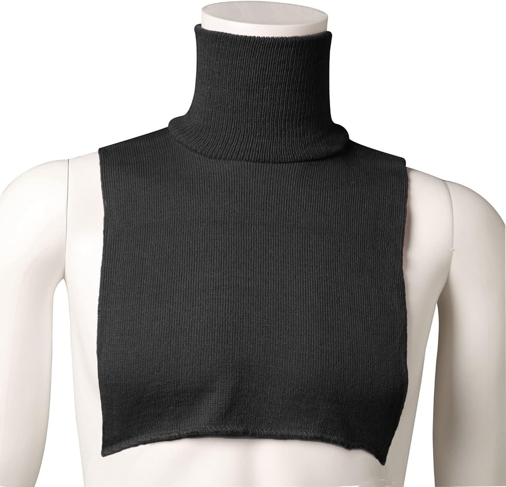 Hampton Direct Knit Dickeys Set of 4, 2 Black and 2 White NEW