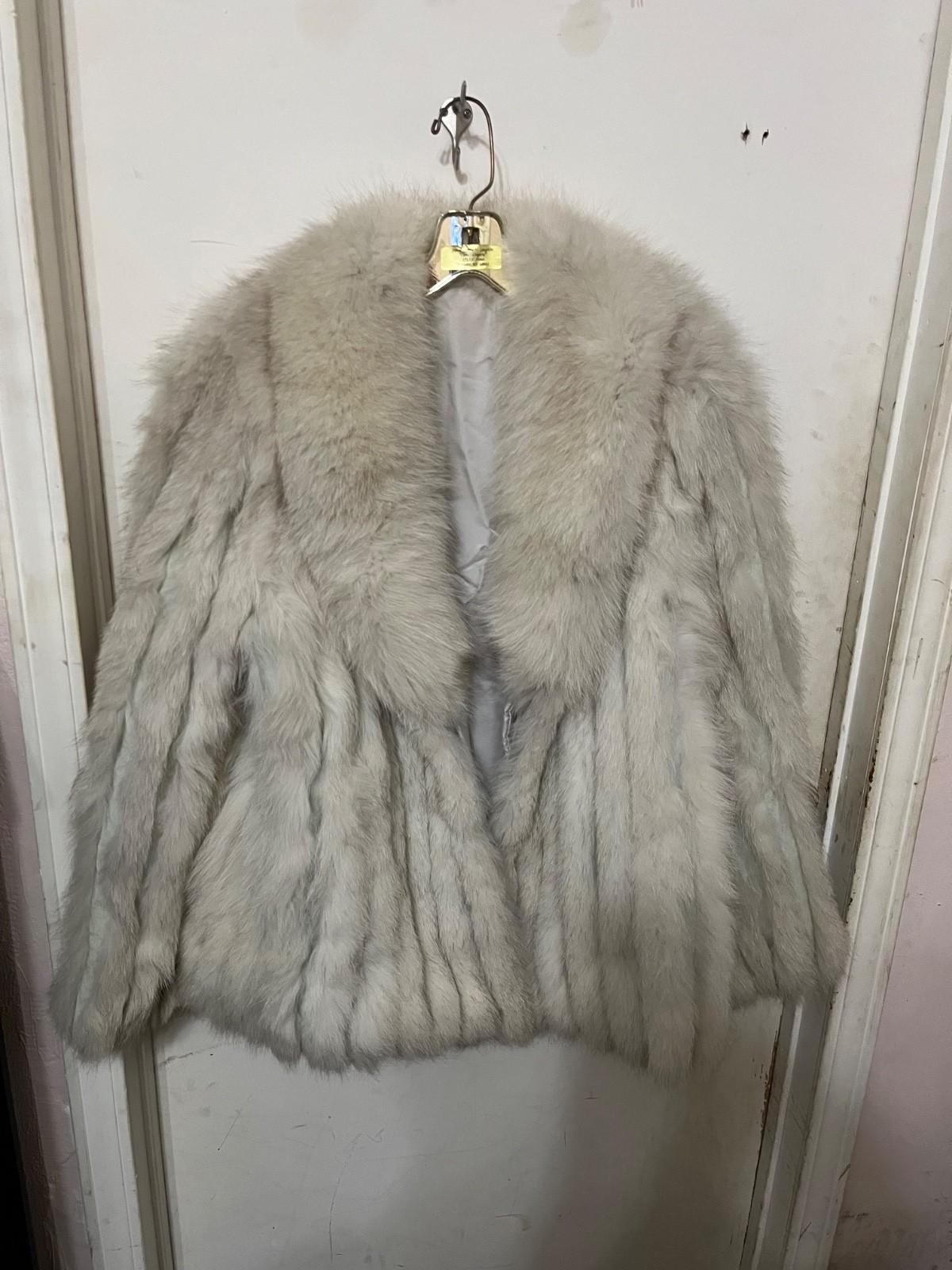 Vintage 1970-1980\'s Saga Genuine Blue Fox Fur Coat 