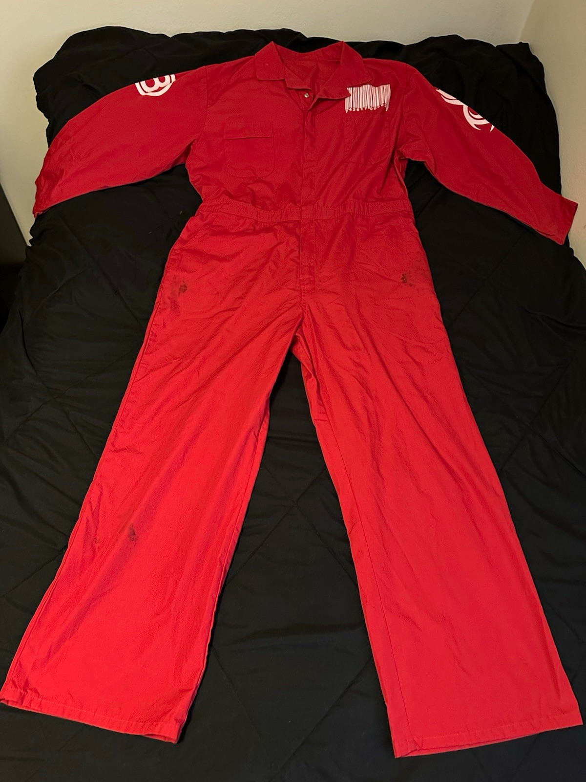 Slipknot Corey Taylor #8 Self Titled Red Jumpsuit Reproduction RARE