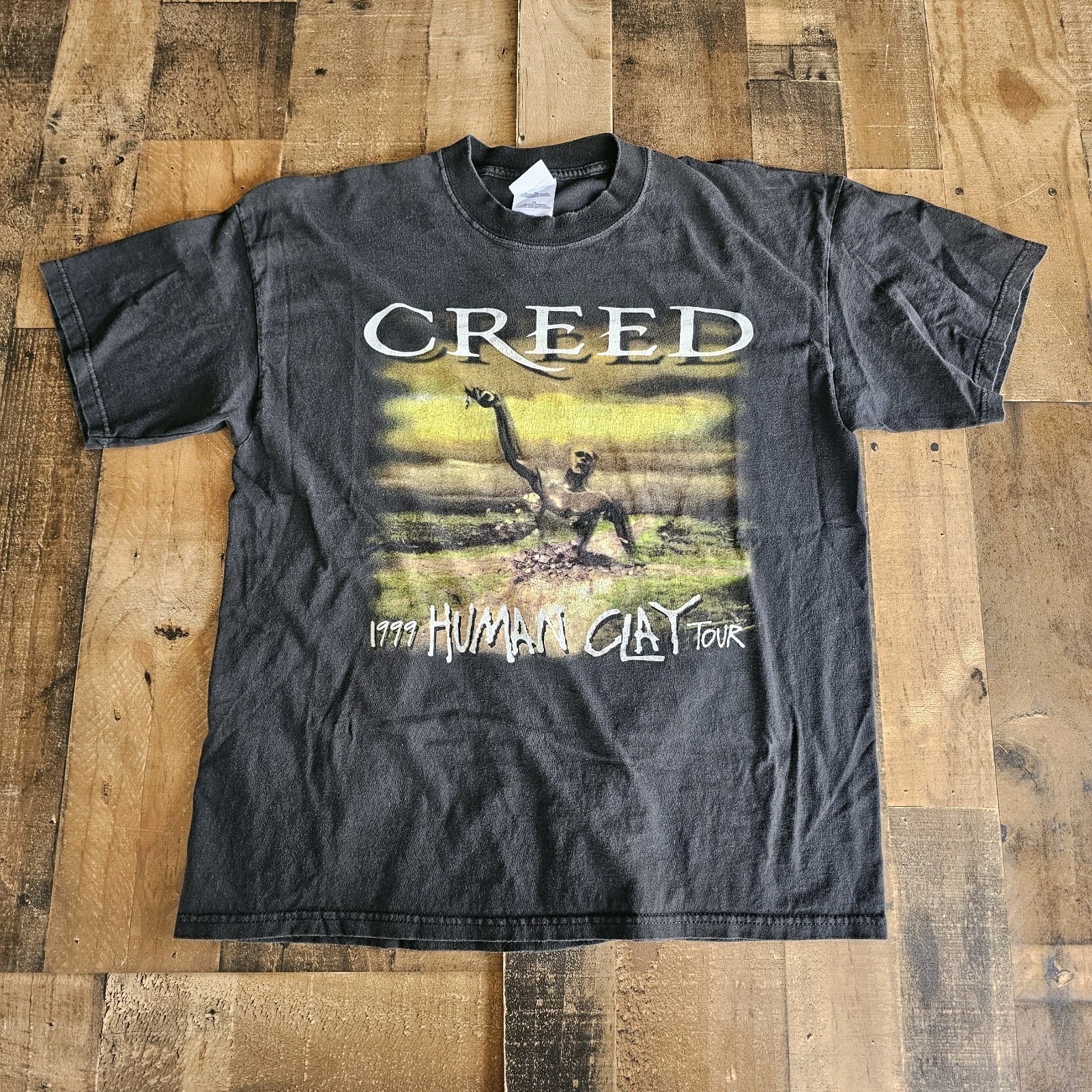 Original Vintage Creed Human Clay 1999 Tour Shirt 