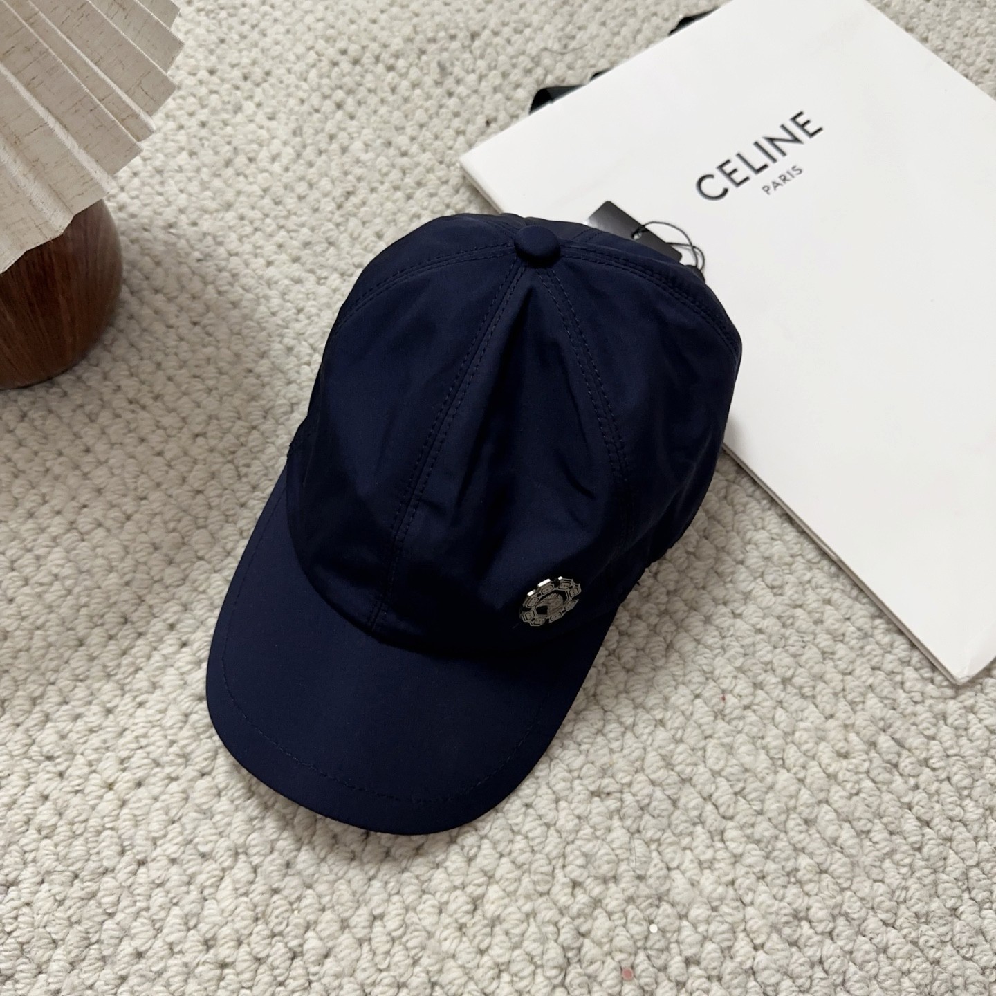 Stefano Ricci New Navy Baseball Cap Metal Logo Unisex Sun Hat