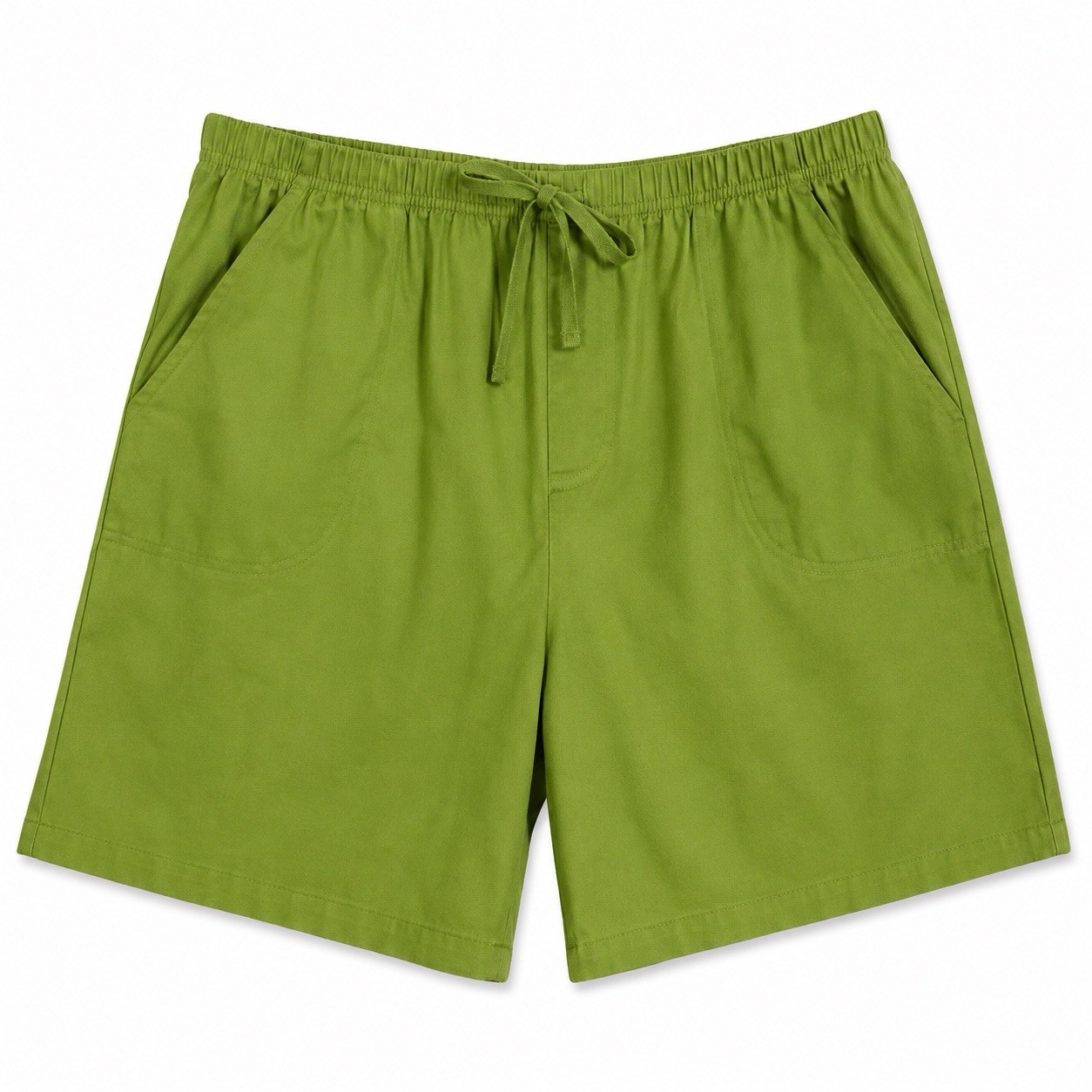White Stag Womens XL 16 18 Spicy Lime Green Pull On Pants Elastic Waist Cotton