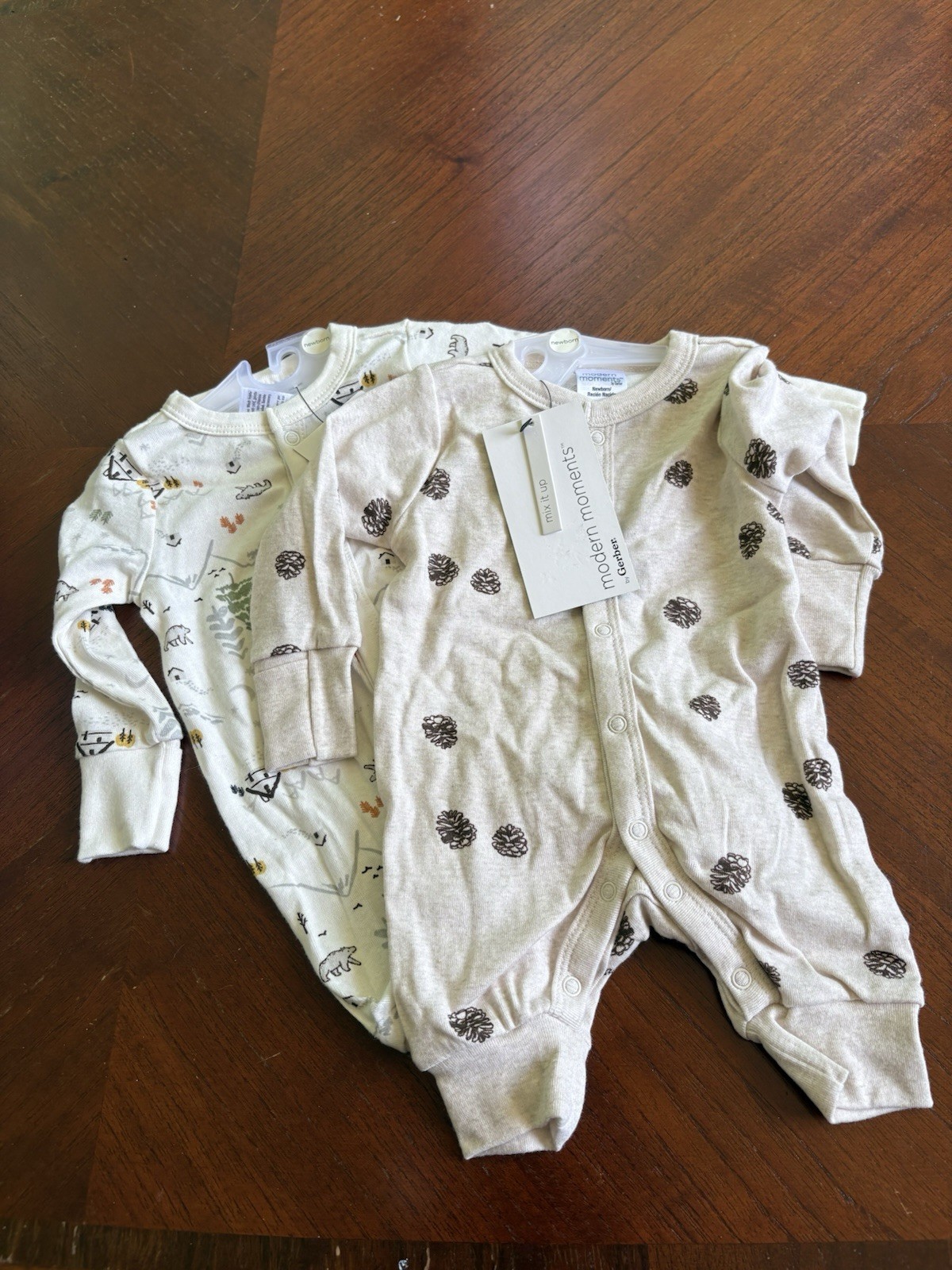 NWT Two Piece Set Boys Size Newborn Brand Modern Moments Long Sleeved SKU TR1