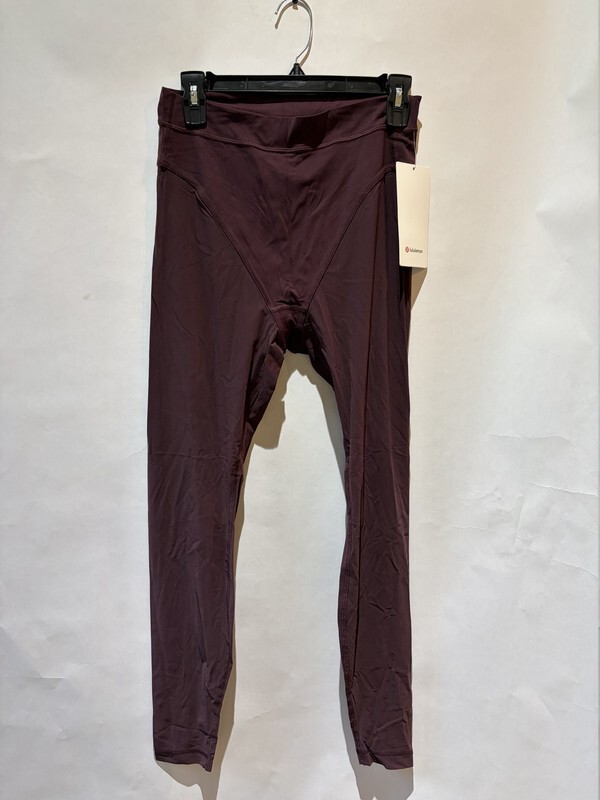 LULULEMON WOMEN\'S NULU HIGH-RISE MESH-LEG TIGHT SIZE 12 LW5HZPS GOODNIGHT PLUM