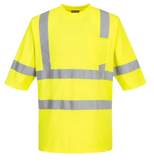 Portwest S397 - Mesh Panel Class 3 T-Shirt - Size XL