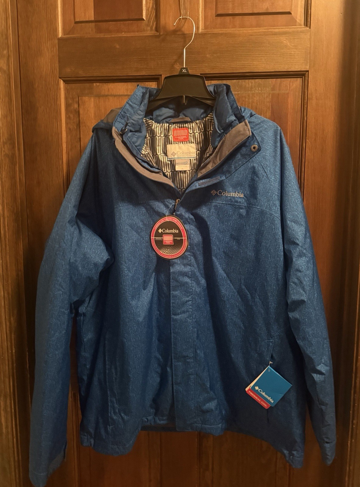 NWT Columbia Morningside Park Interchange 3-in-1 Men\'s Omni Coat, XL Retail $250