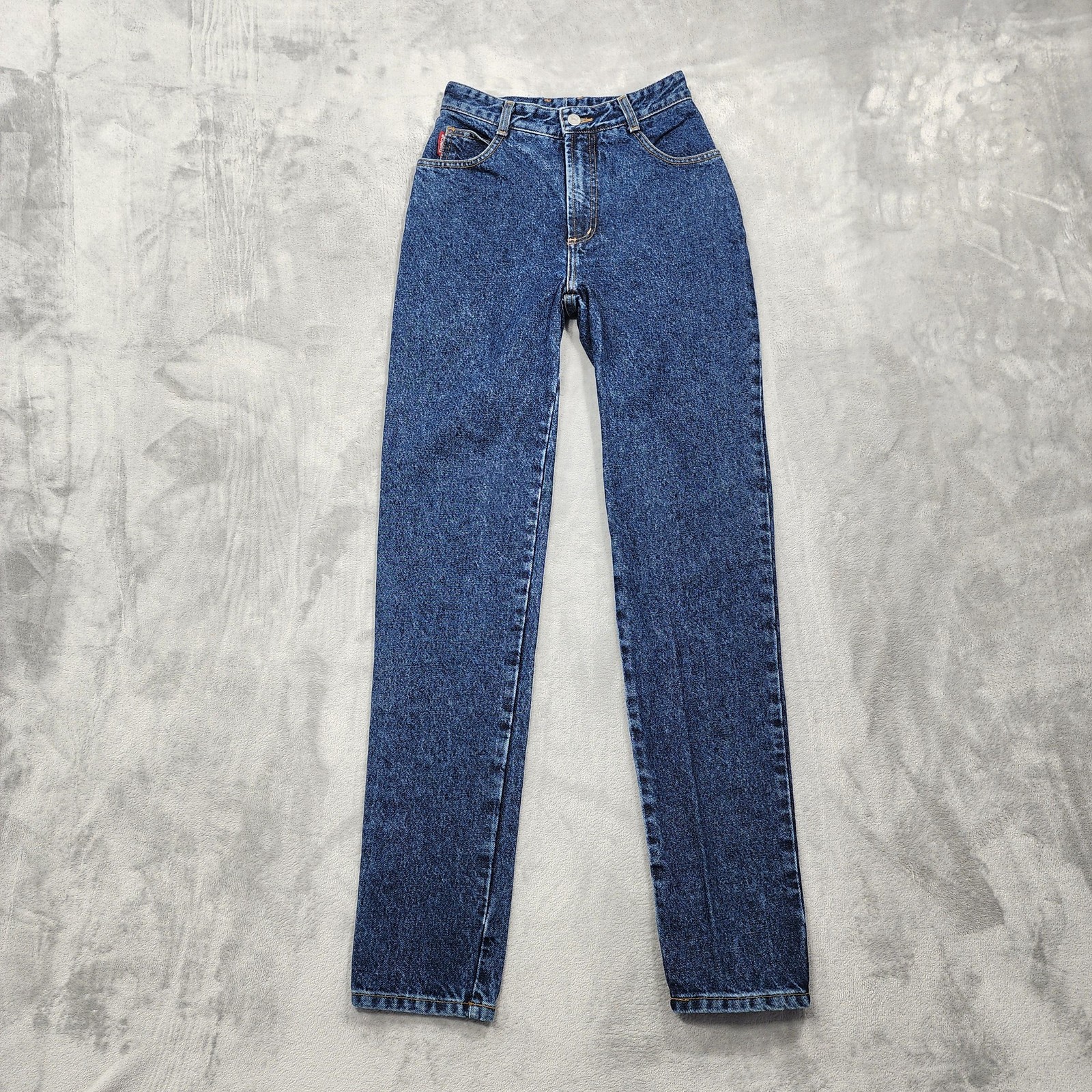 Vintage Bongo Jeans Womens 3-XL Juniors Blue High Rise Straight USA Stonewash