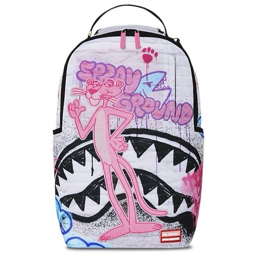 Sprayground Pink Panther Graffiti Backpack Pink Multi 910B9134NSZ Brand New