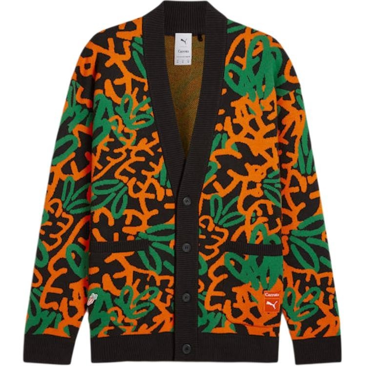 PUMA X CARROTS Limited Edition Cardigan Sweater 627445 01 Men\'s XL