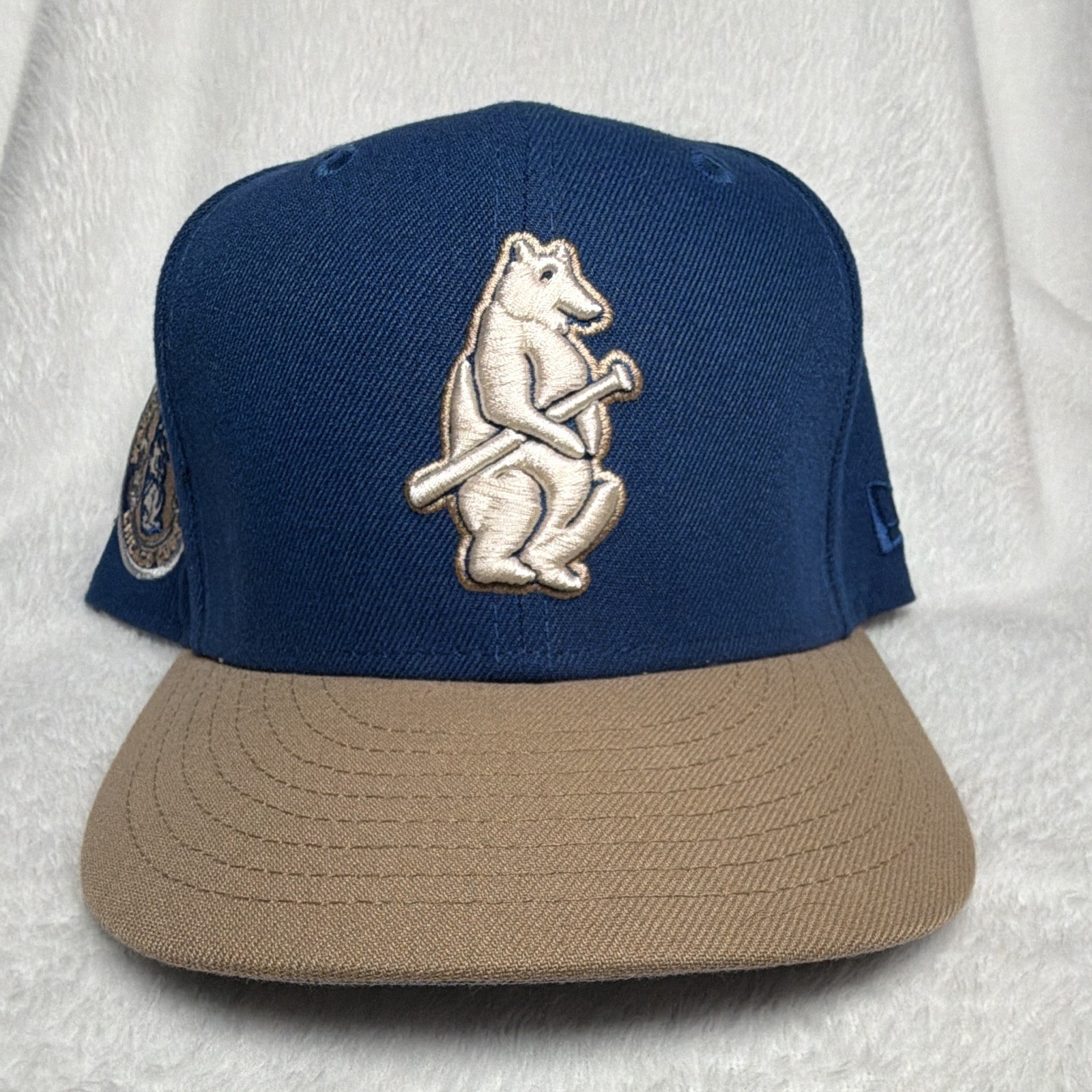 New Era Chicago Cubs 59Fifty 7 3/8 Fitted Hat Blue, 1908 World Series Edition