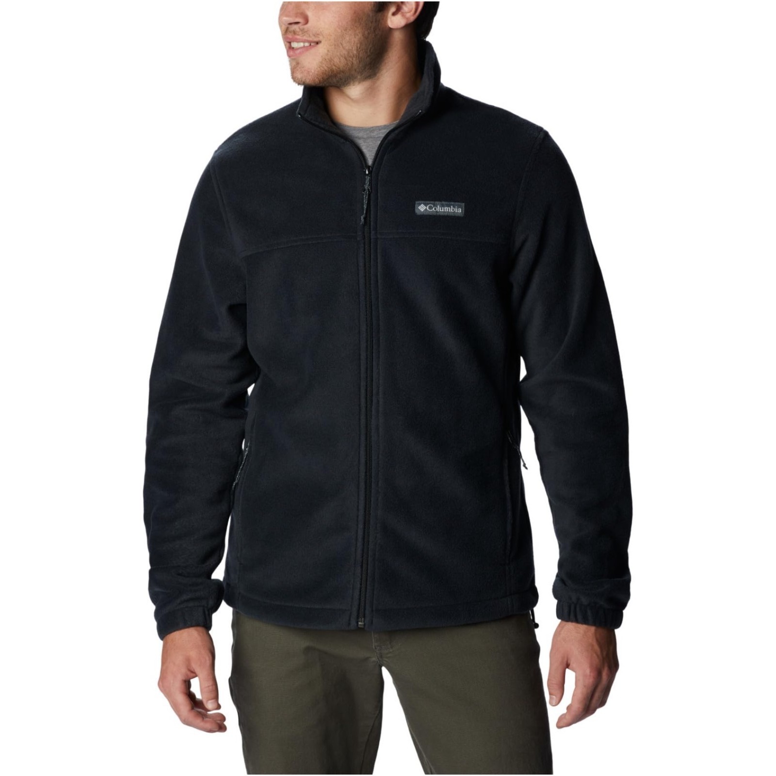 Columbia Jacket Men\'s Steens Mountain Full Zip 2.0 Fleece Black Outdoor Size XL