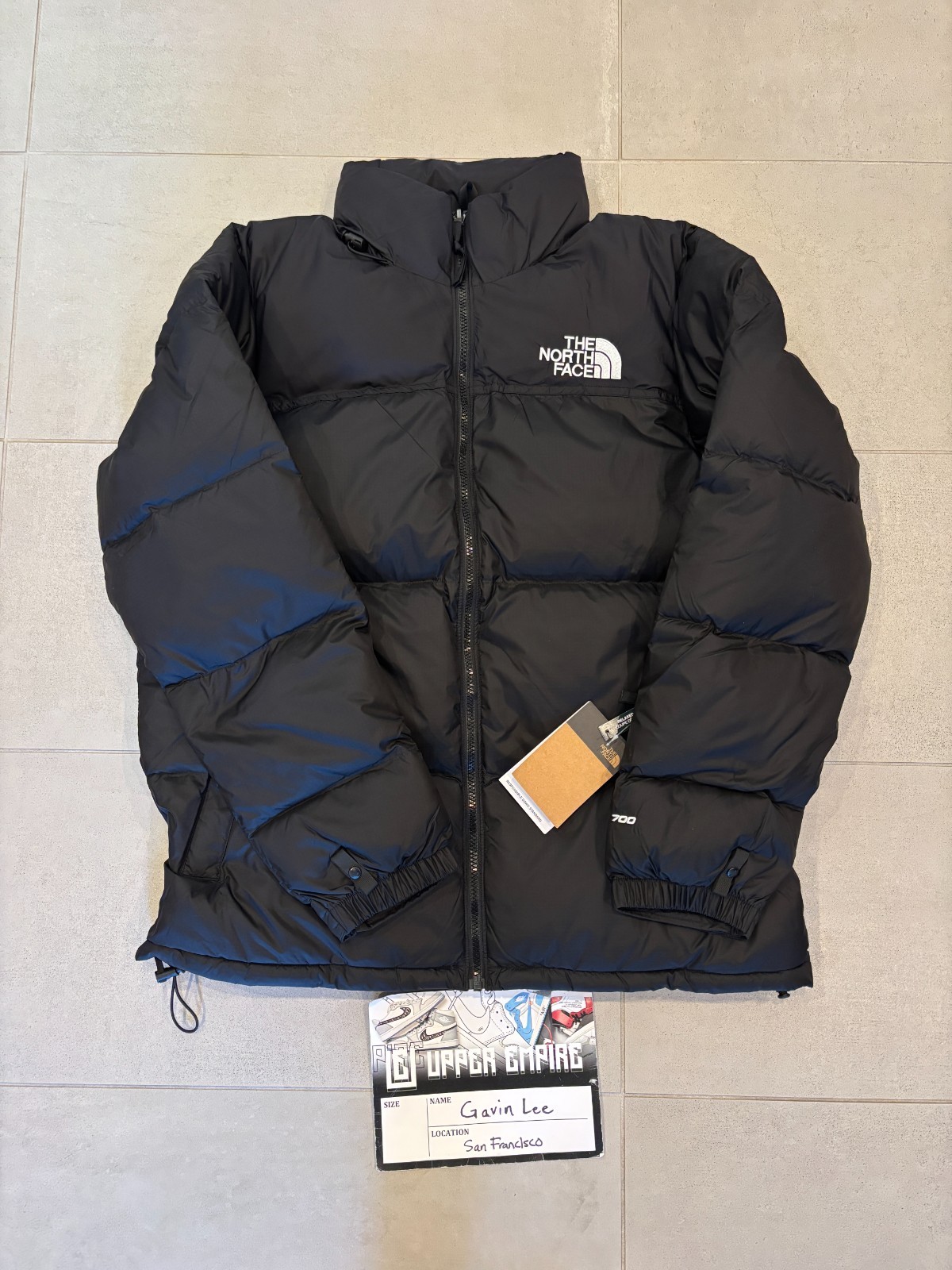 North Face Men's 1996 Retro Nuptse Puffer Jacket Black NEW 