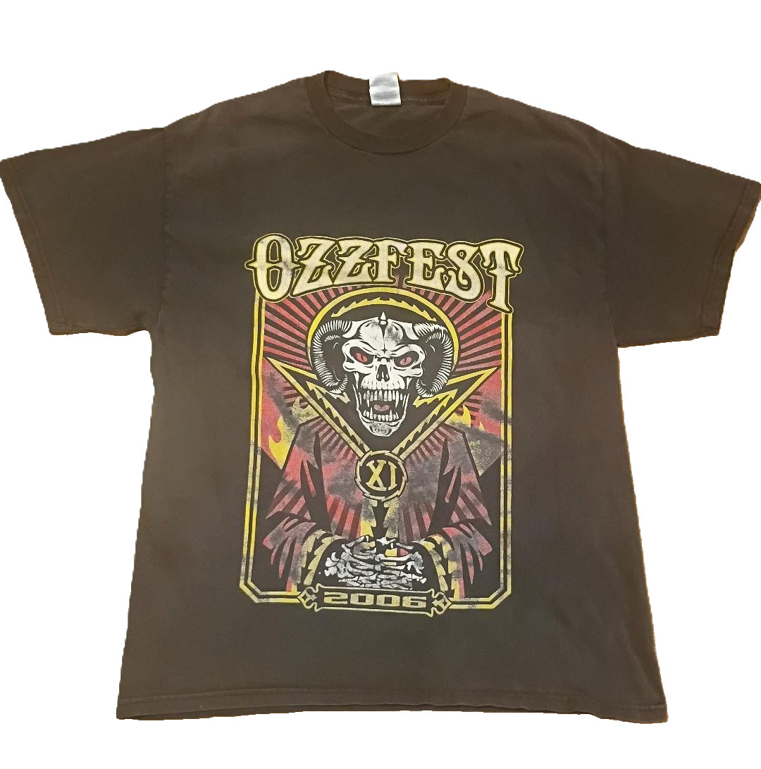 VINTAGE 2006 OZZFEST Official Tour Shirt Size (L) LARGE
