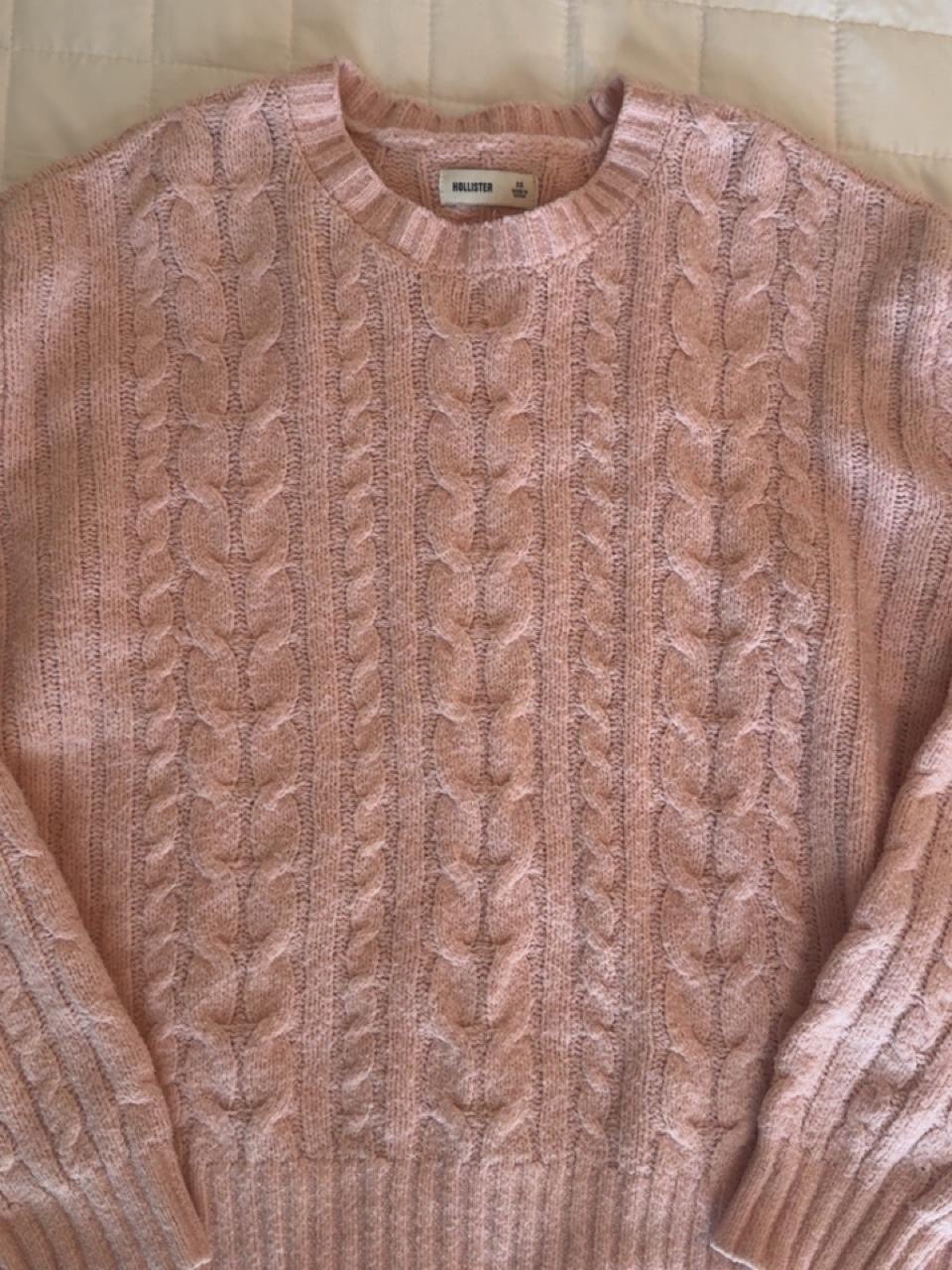 hollister pink sweater women xs great condition
