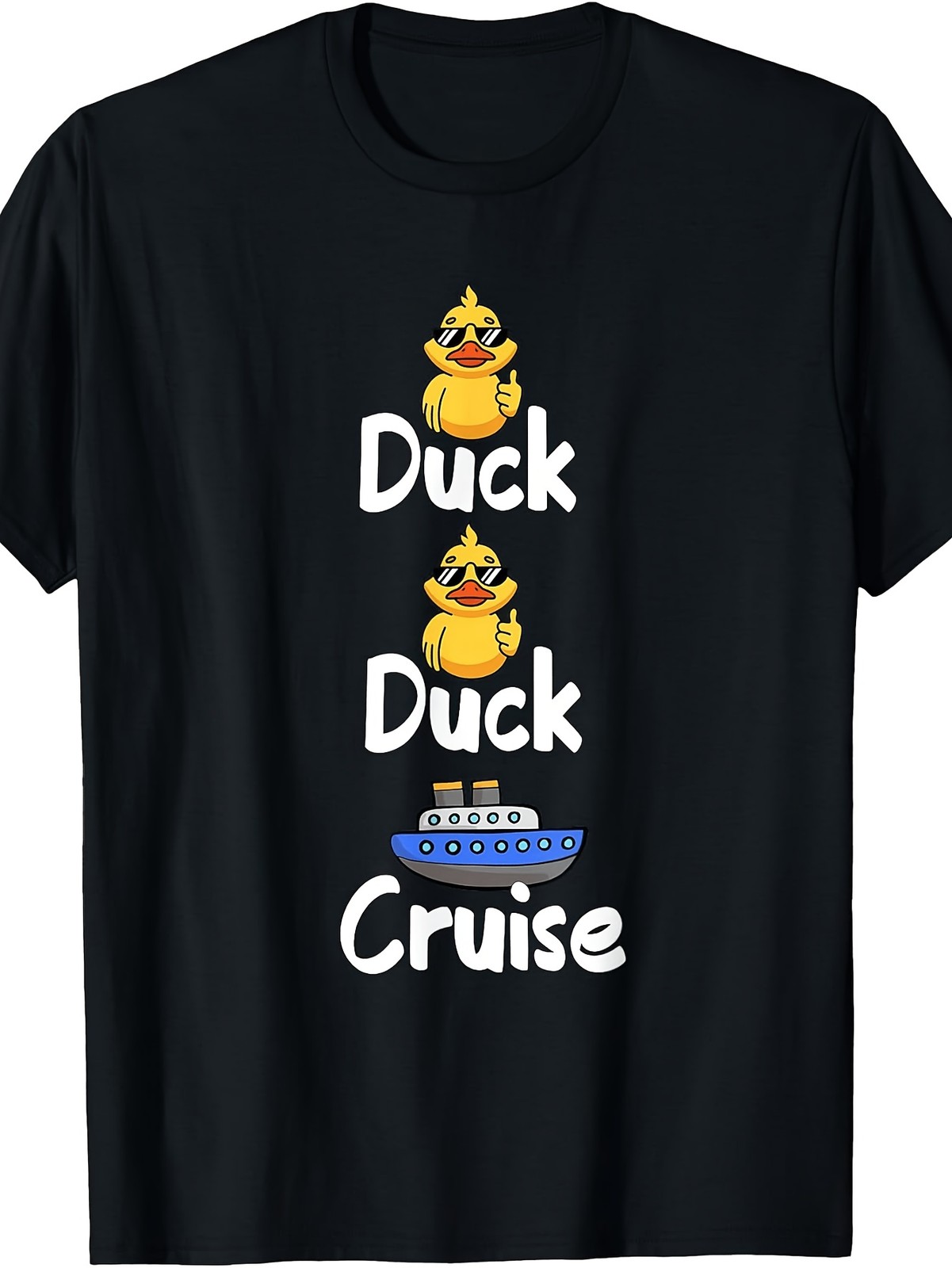 Cruise Duck Family Vacation Matching Group Trip Boat Summer Gift Unisex Tee