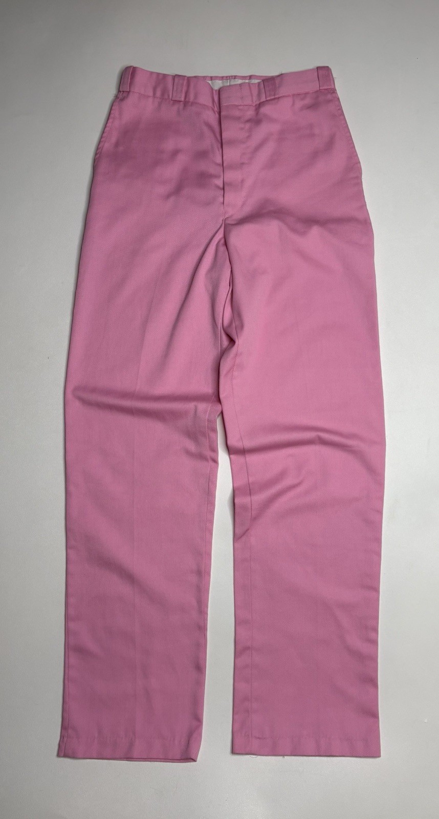 Vintage 70\'s Talon Zipper Unique Chino Pink Pants Womens Size 26”