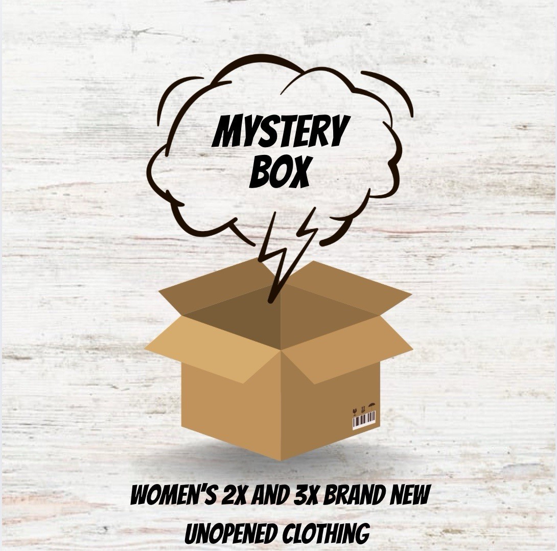 Mystery Box Of 8 Items Women’s 2x-3x Clothing All Unopened And Brand New