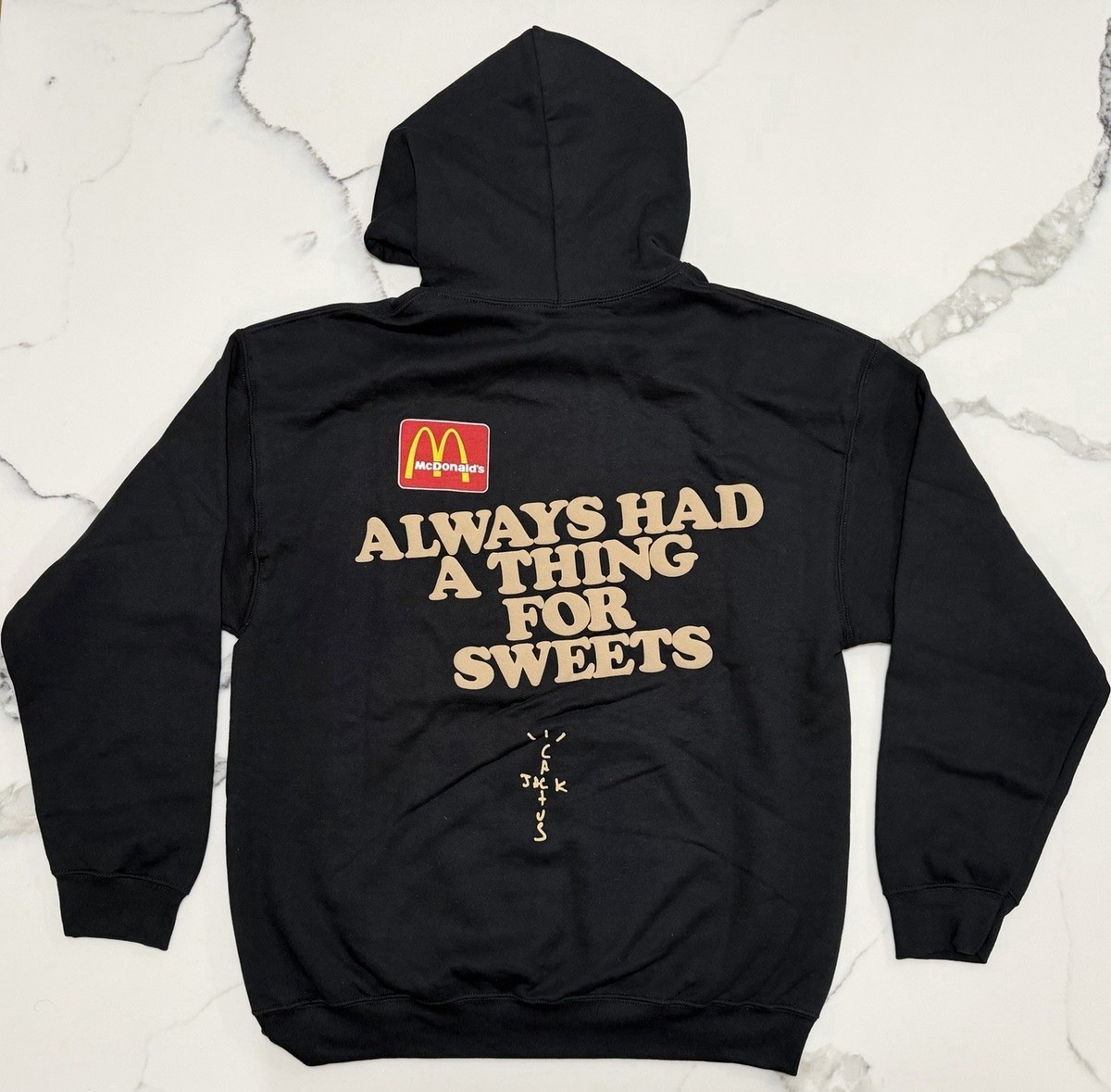Travis Scott Cactus Jack x McDonald\'s Apple Pie Hoodie Men\'s XL 100%Authentic 