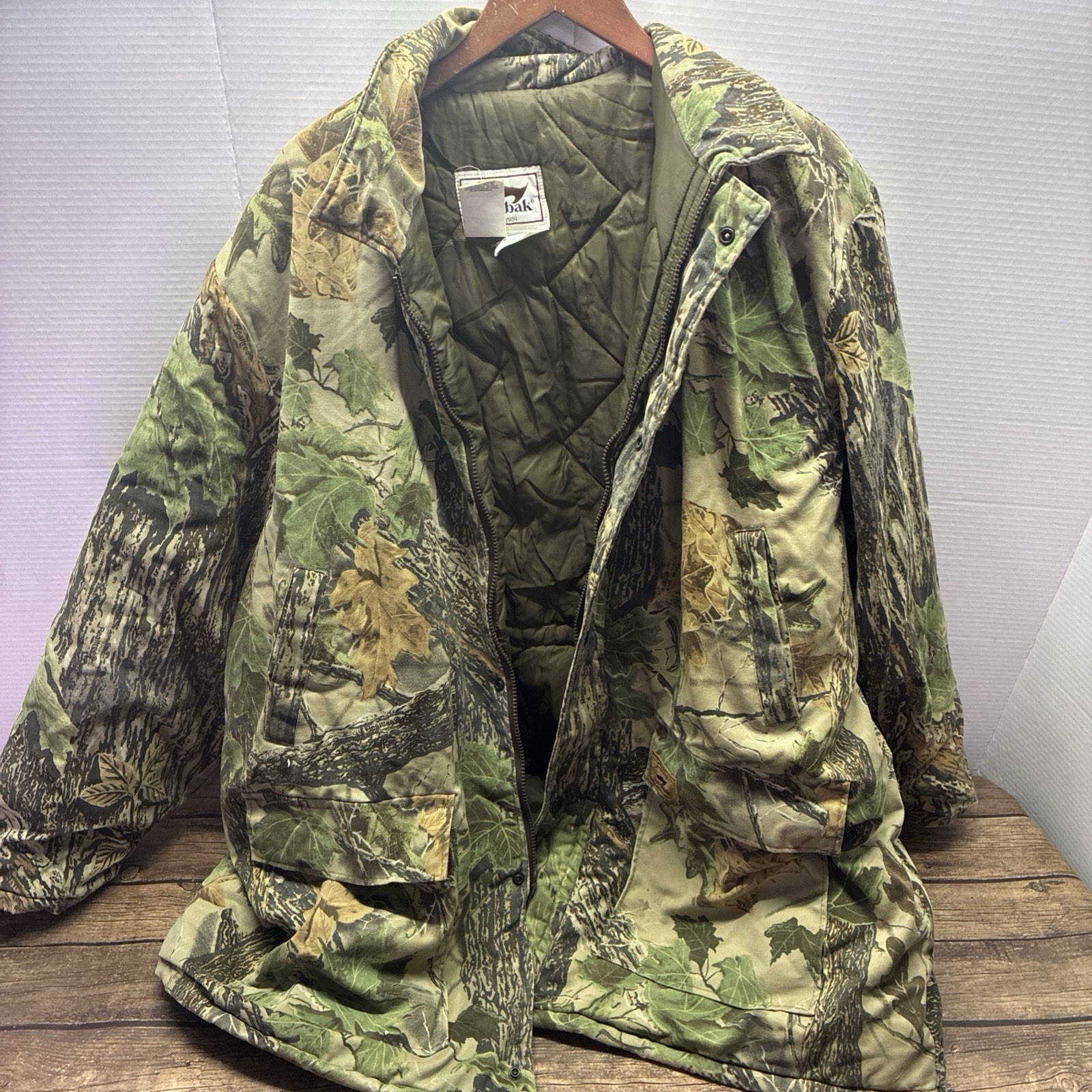 Vintage 1950s Duxbak Cotton Hunting Jacket Mens 3XL Realtree