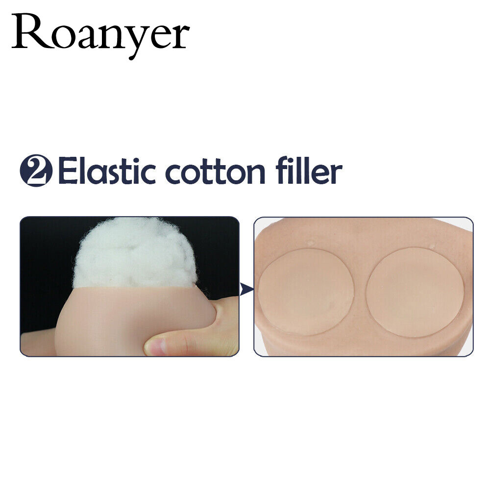 Roanyer Silicone Breast Forms Medium Size G Cup for 185lbs-285lbs Crossdressera