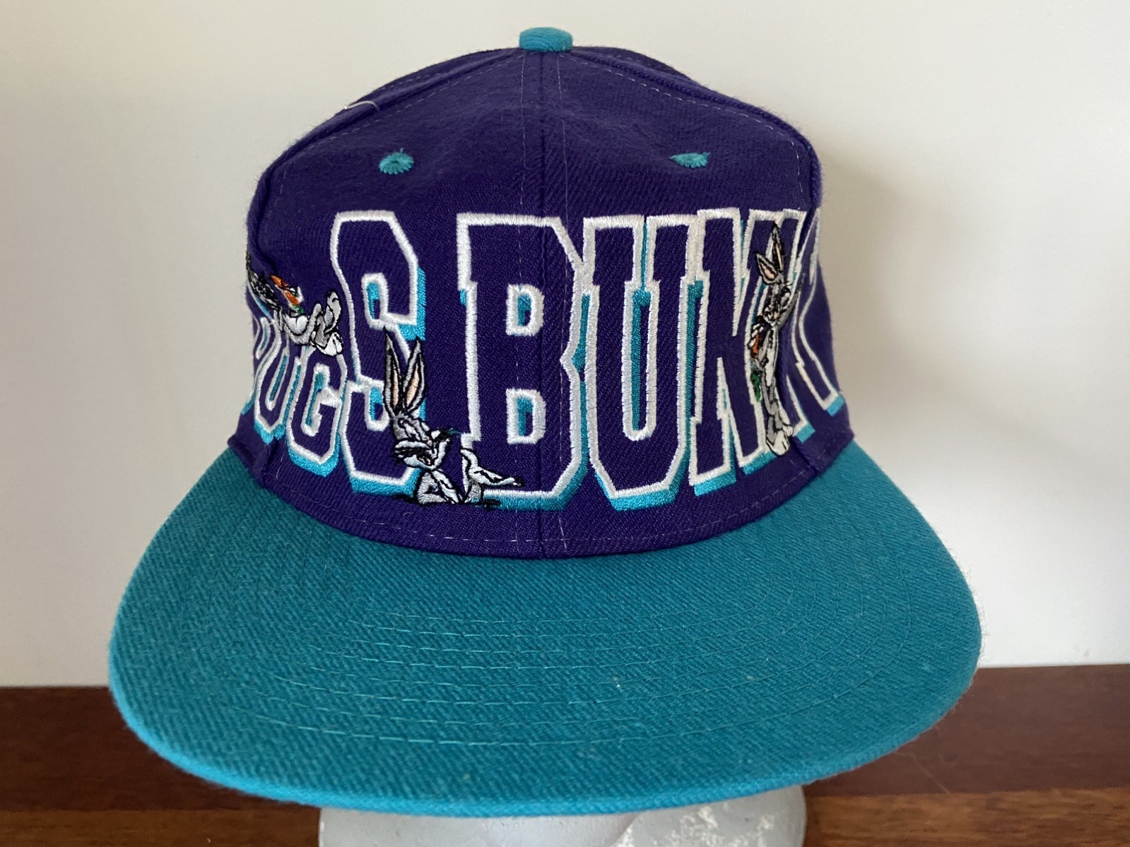 Bugs Bunny Looney Tunes Snapback Cap 1993 RARE Drew Pearson NOS Vintage Rare