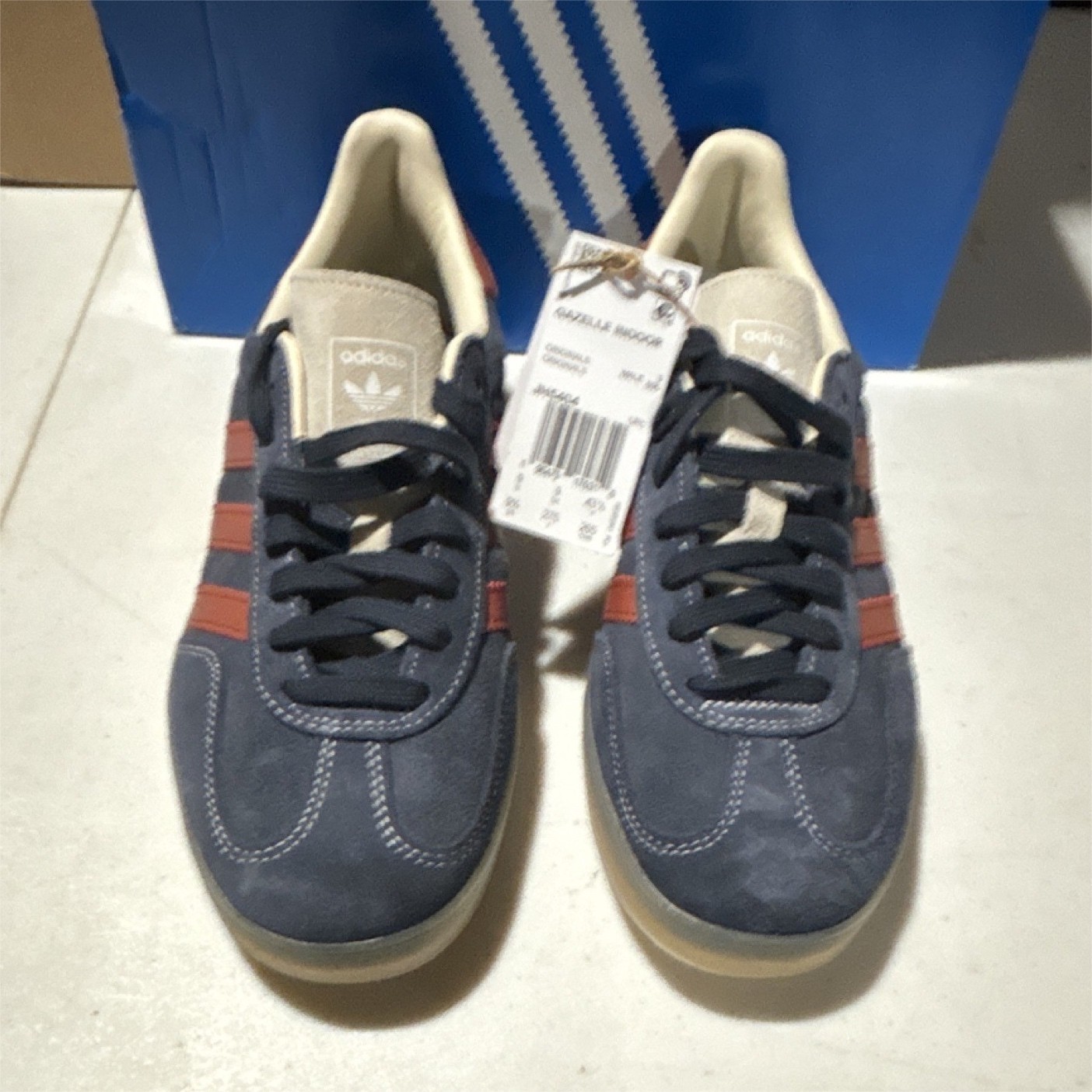 adidas Gazelle Indoor Legend Ink/Preloved Ruby Men’s Low Top Suede JH5404