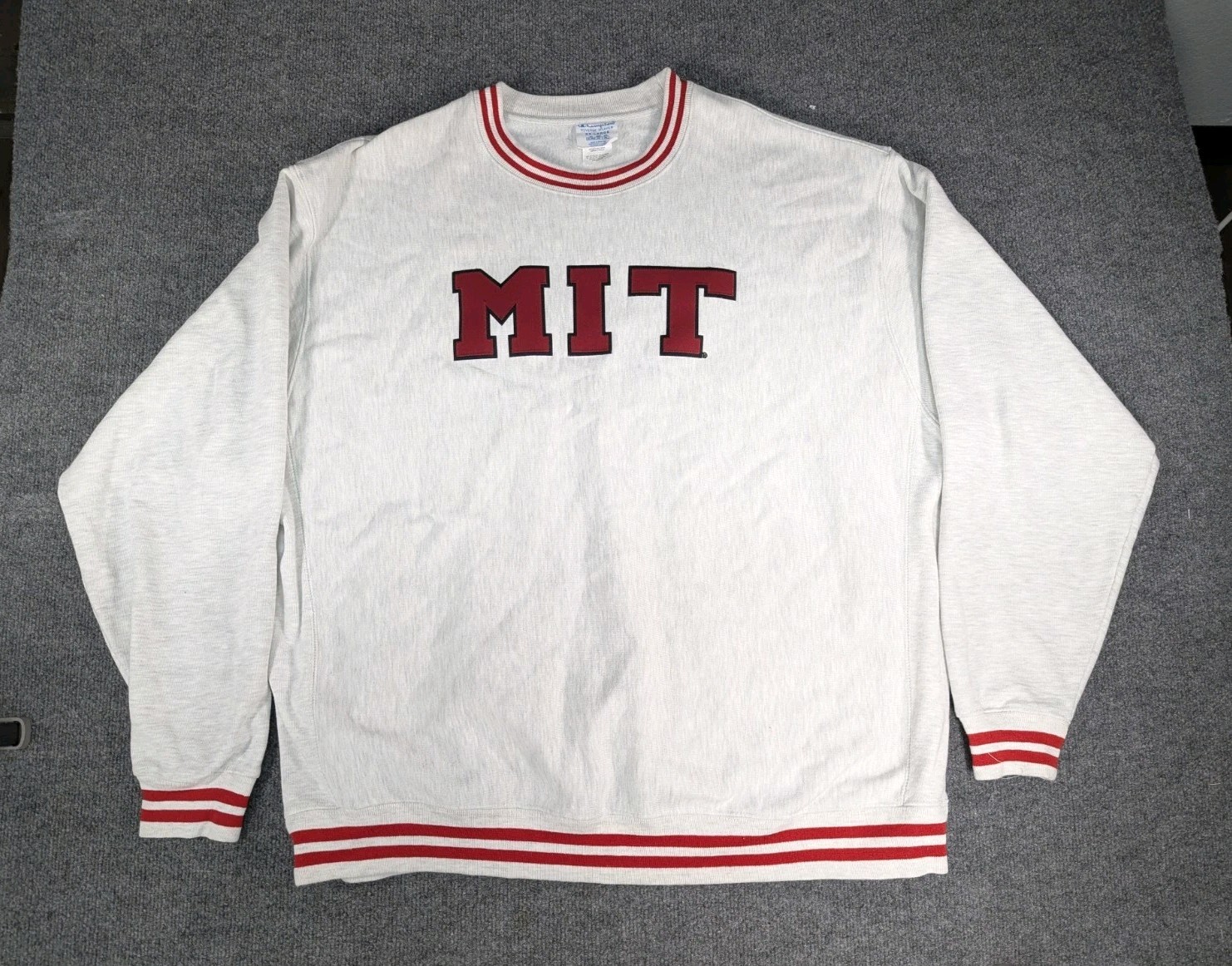 Vintage Champion MIT Sweatshirt 2XL College Massachusetts Reverse Weave Heavy