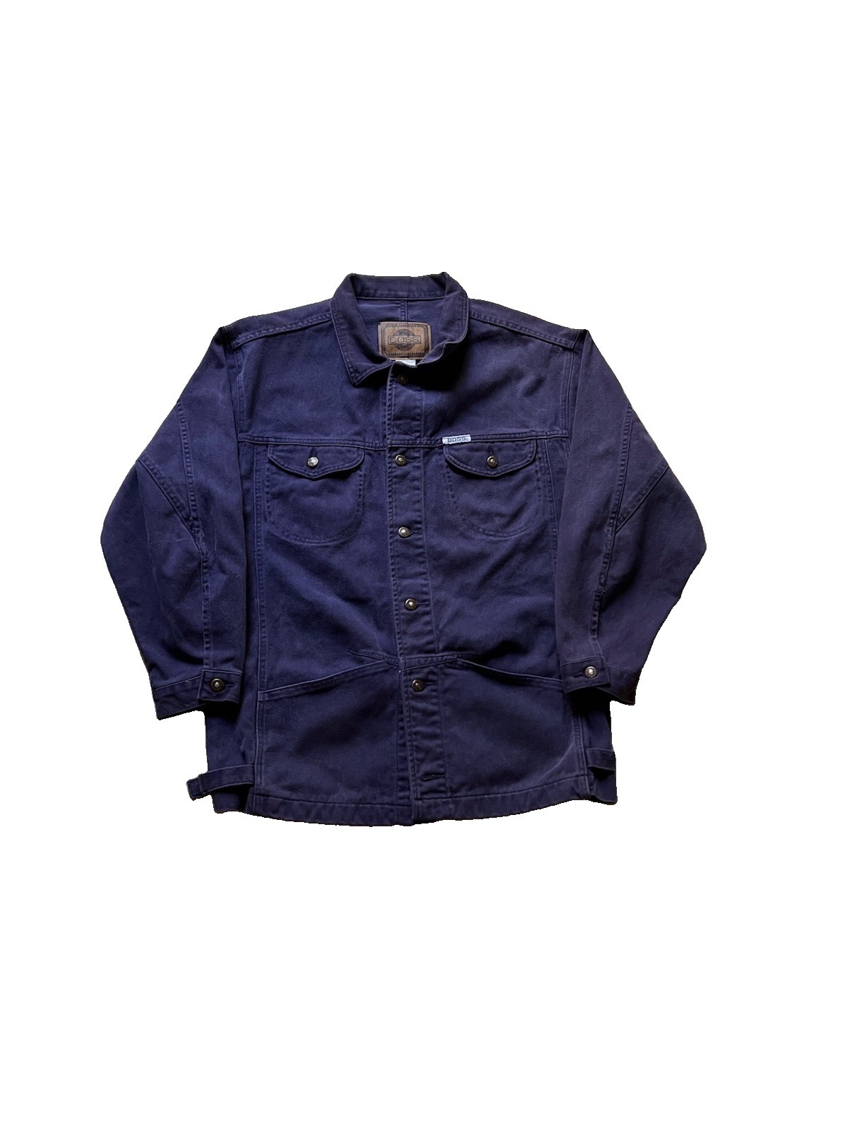 VTG BOSS Purple Workwear Chore Jacket Size Medium 90s