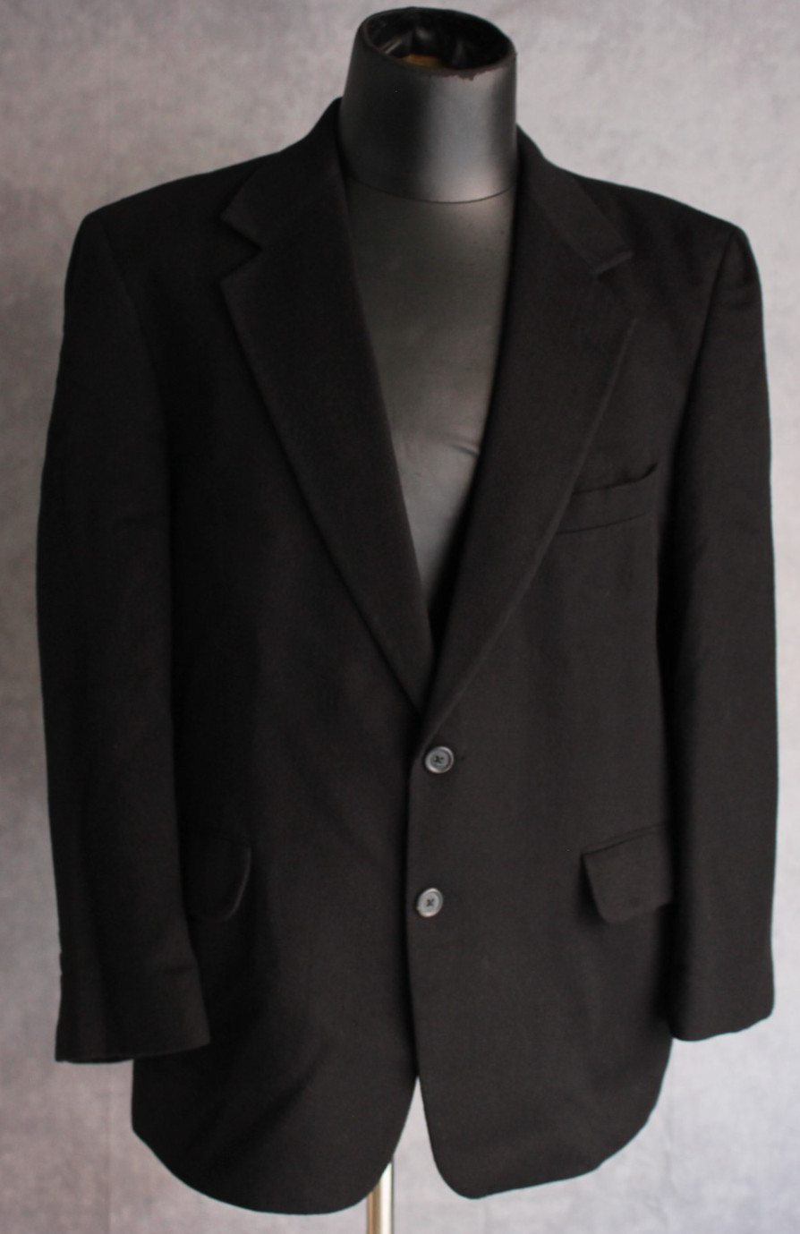 Nordstrom Loro Piana Men\'s Sport Coat Size 42S 100% Wasted Camel Hair Black