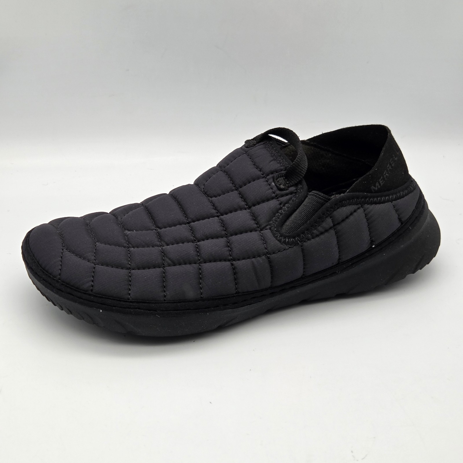 Merrell Hut Moc Size 7 Slip On Black Puffer Nylon J90802
