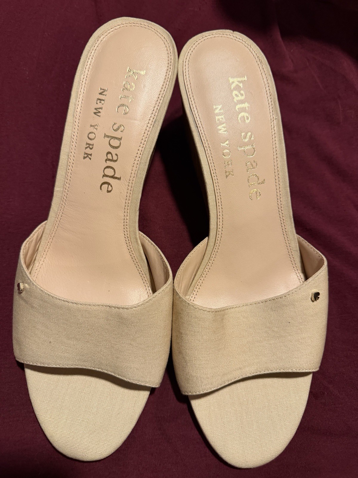 Kate Spade New York Women’s Meena Sandals Warm Stone Beige Size 10 NWOT
