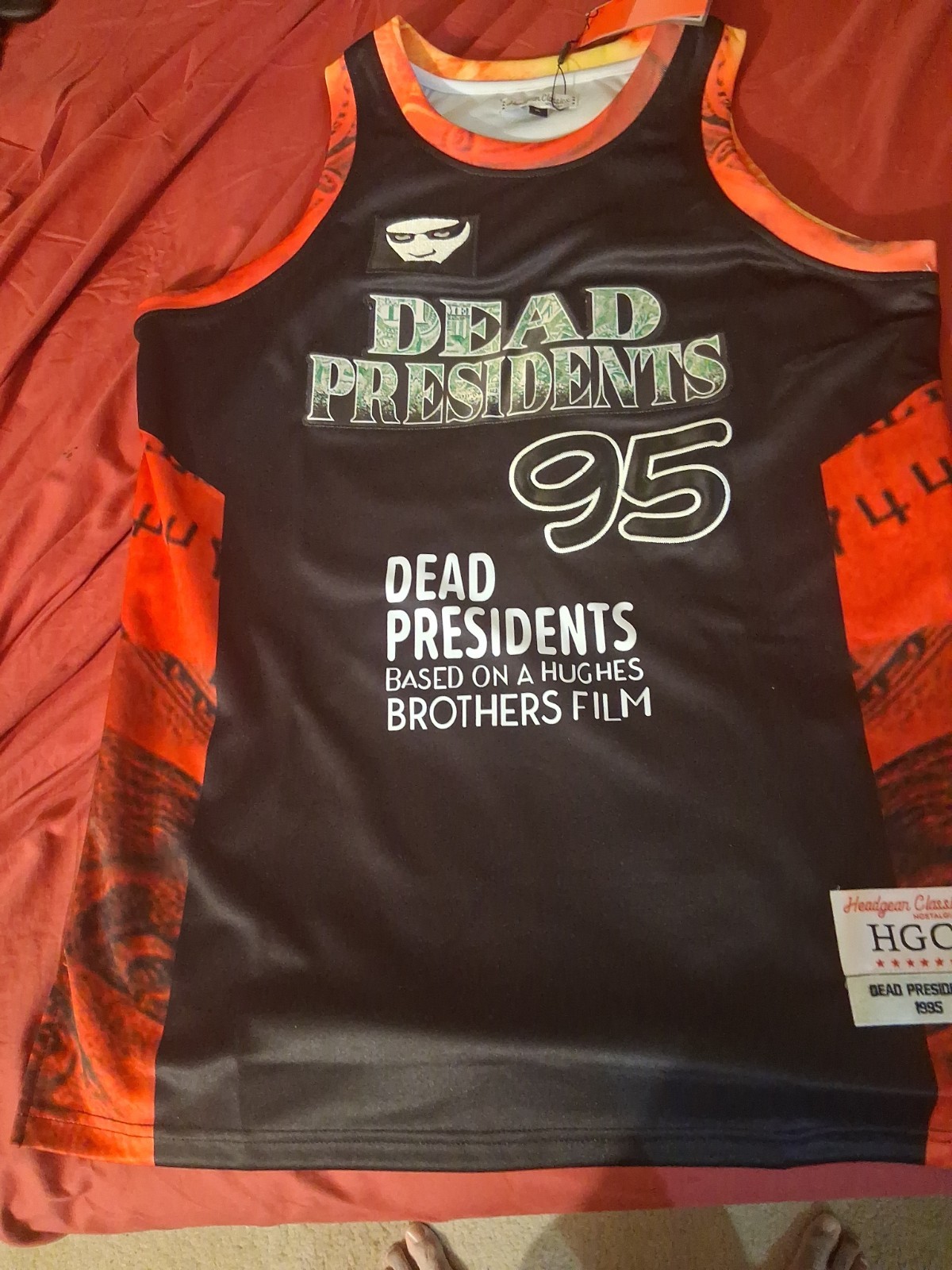 Headgear Classics Dead Presidents Curtis 95 Tank Top Jersey Size XL NWT