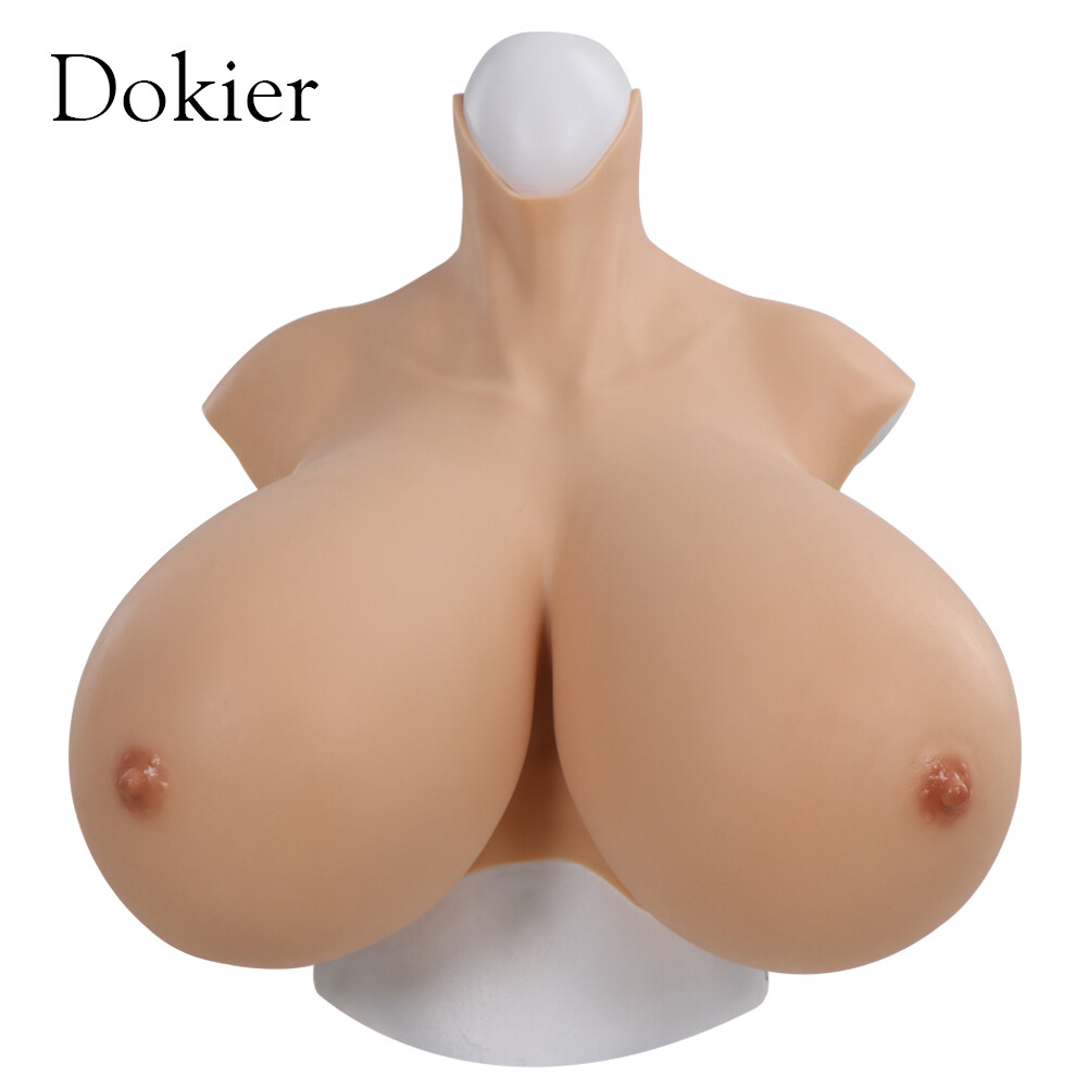 Huge Boobs Z Cup Silicone Breast Forms Breastplate For Crossdresser Drag Queen 