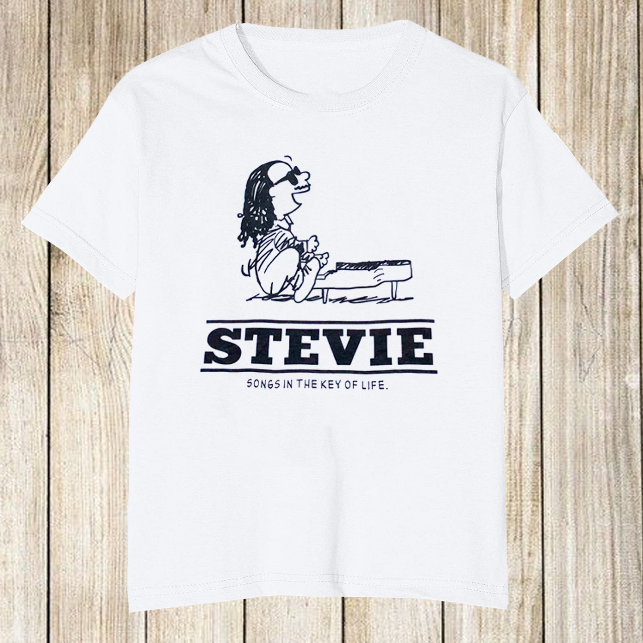 Stevie Wonder Songs In The Key Of Life White All Size comfort color Shirt AR1001