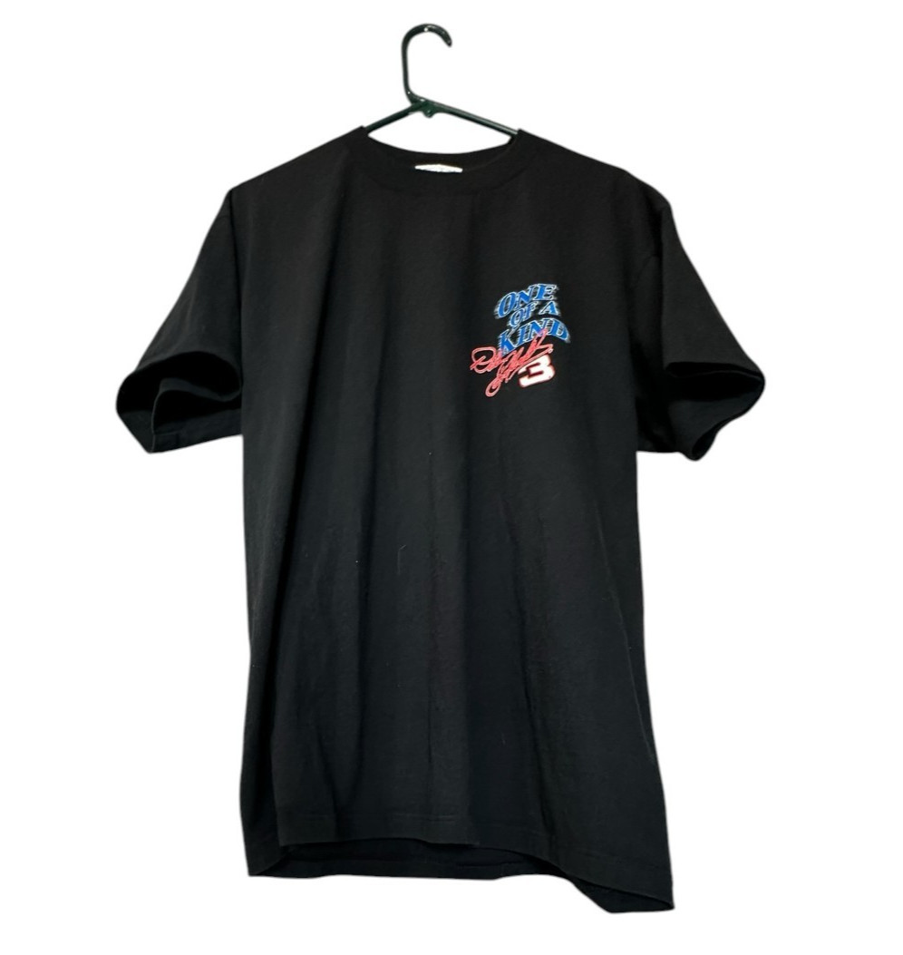 Vtg 90\'s Dale Earnhardt 3 One of a Kind T-Shirt 76 Victories Racing Nascar Large