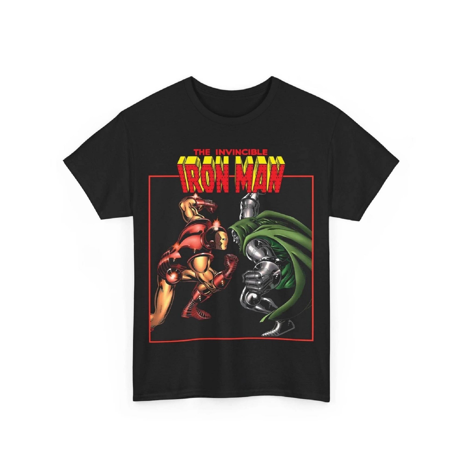Iron Man #150 T-Shirt Vs Doctor Doom Marvel Comics Tony Stark Vintage-Style Tee 
