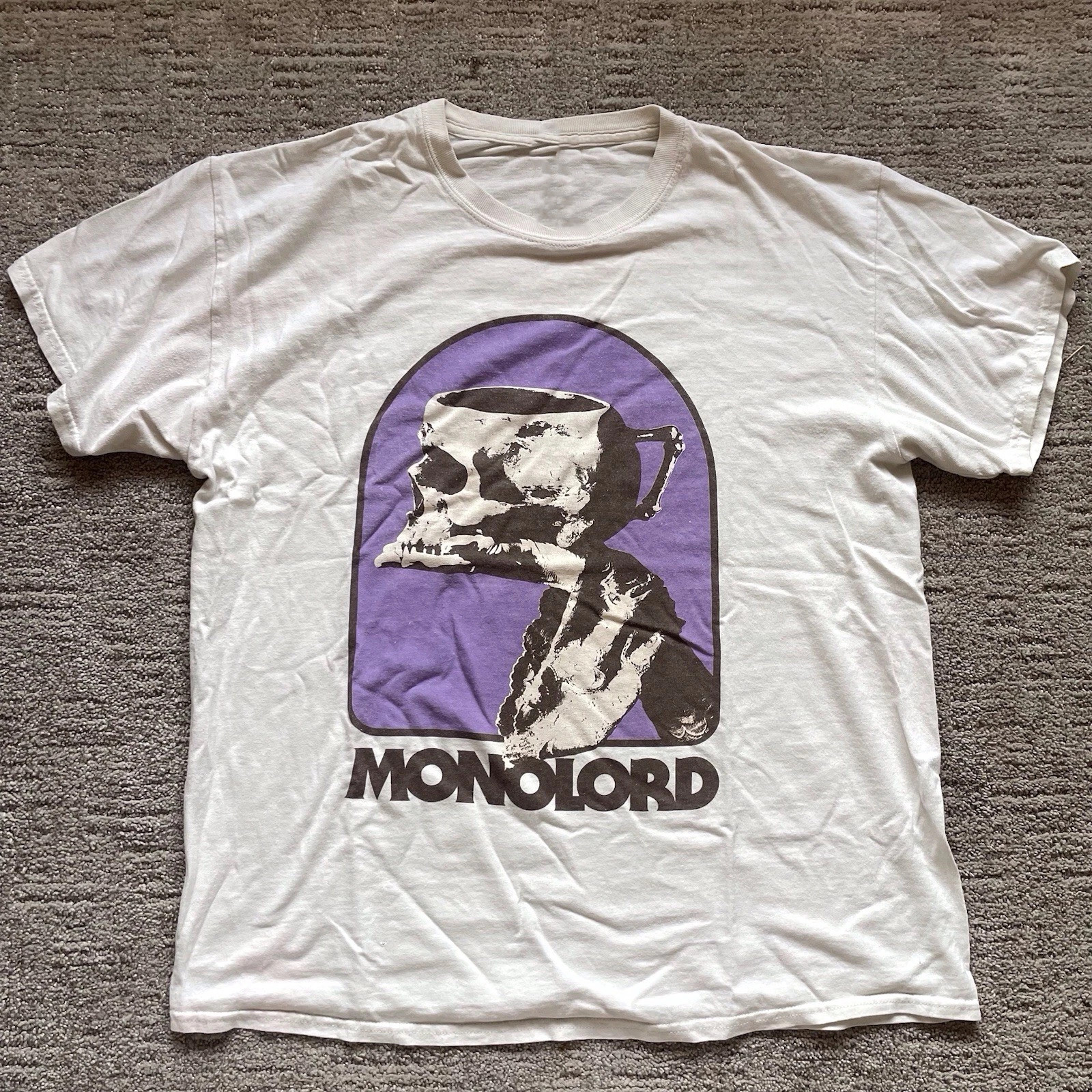 HOT 2025 Monolord Skull Mug Swedish White T-shirt Classic unisex