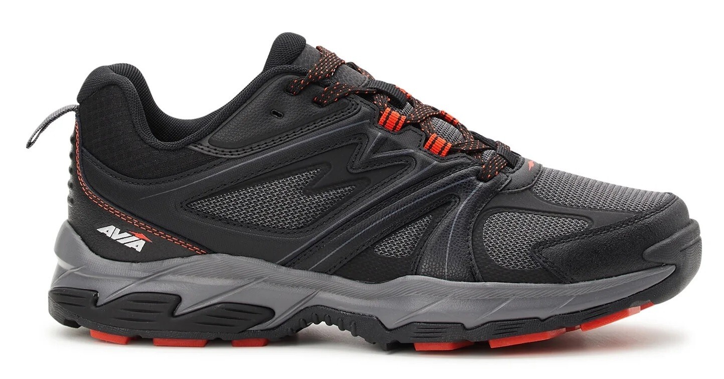 AVIA Men's Talus Rugged Breathable Odor Control Lightweight Hiking Walking Shoe