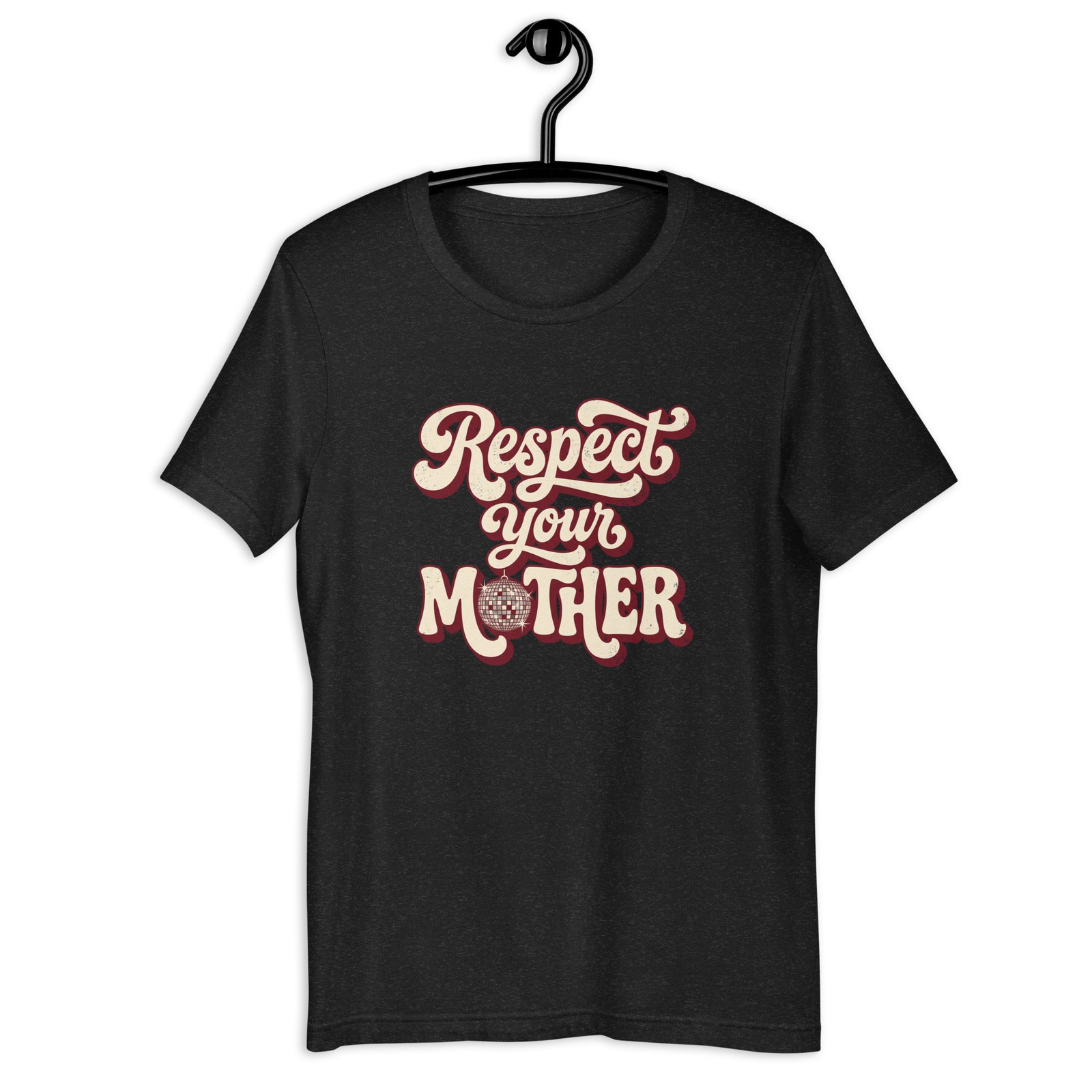 Respect Your Mother Graphic Tee, Retro Disco Ball Mother\'s Day Shirt